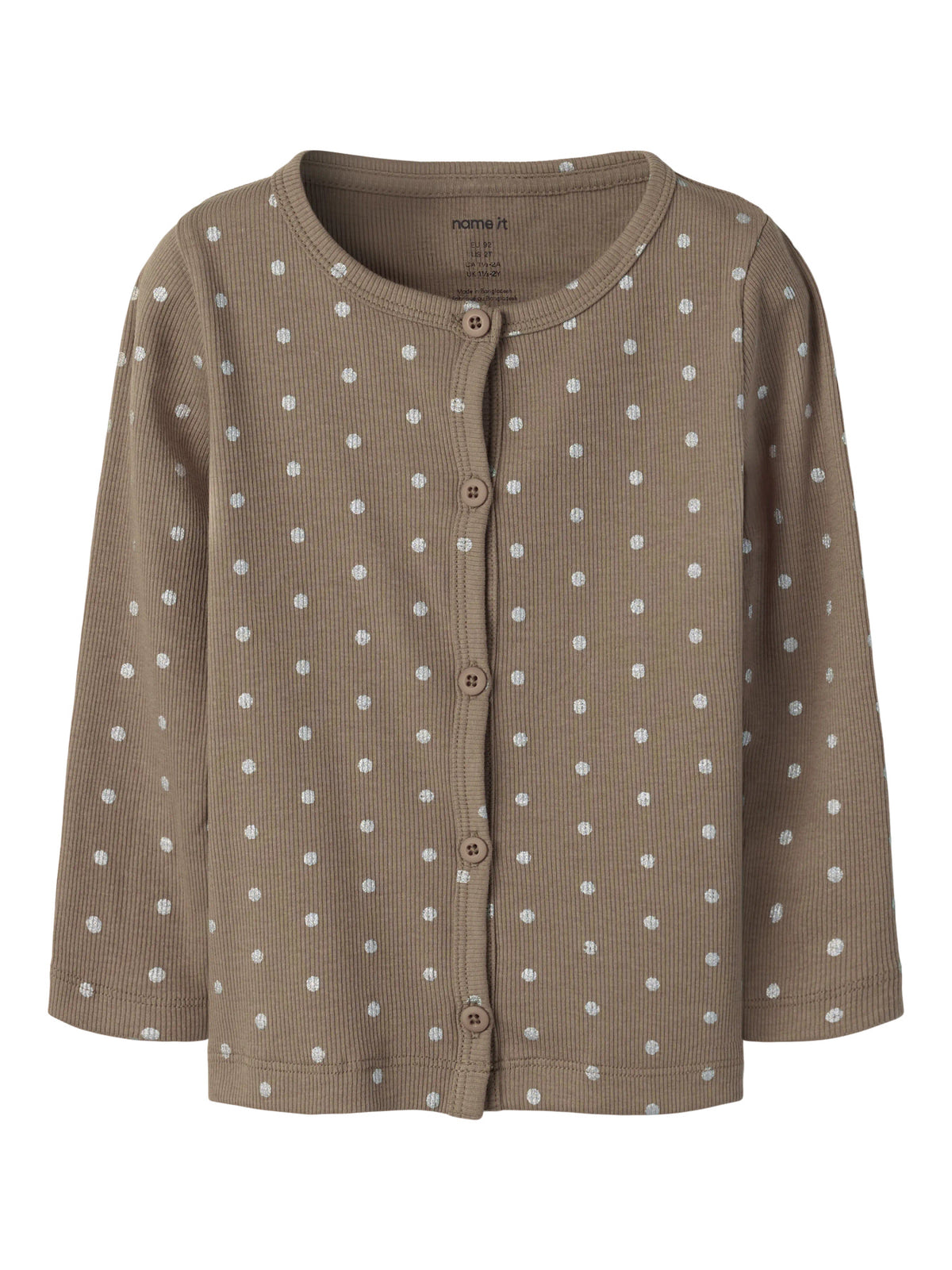Taupe Gray Cardigan fra Name it - 13264637