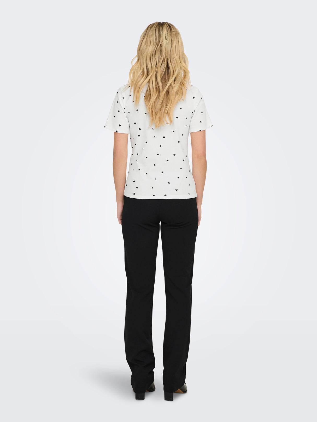 Cloud Dancer BLACK HEARTS Top fra JDY - 15336793