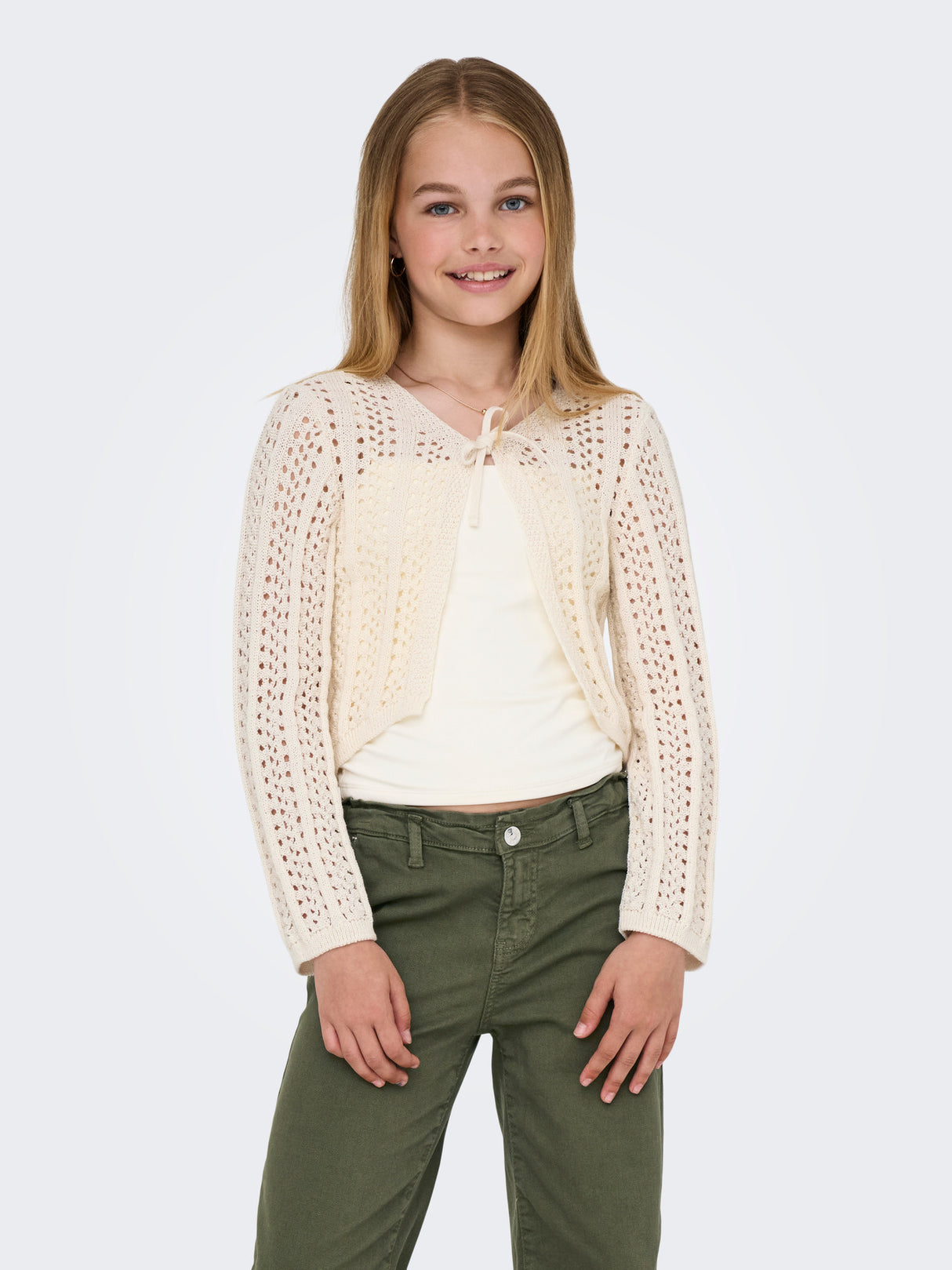 Birch Striktrøje fra Kids ONLY - 15346181
