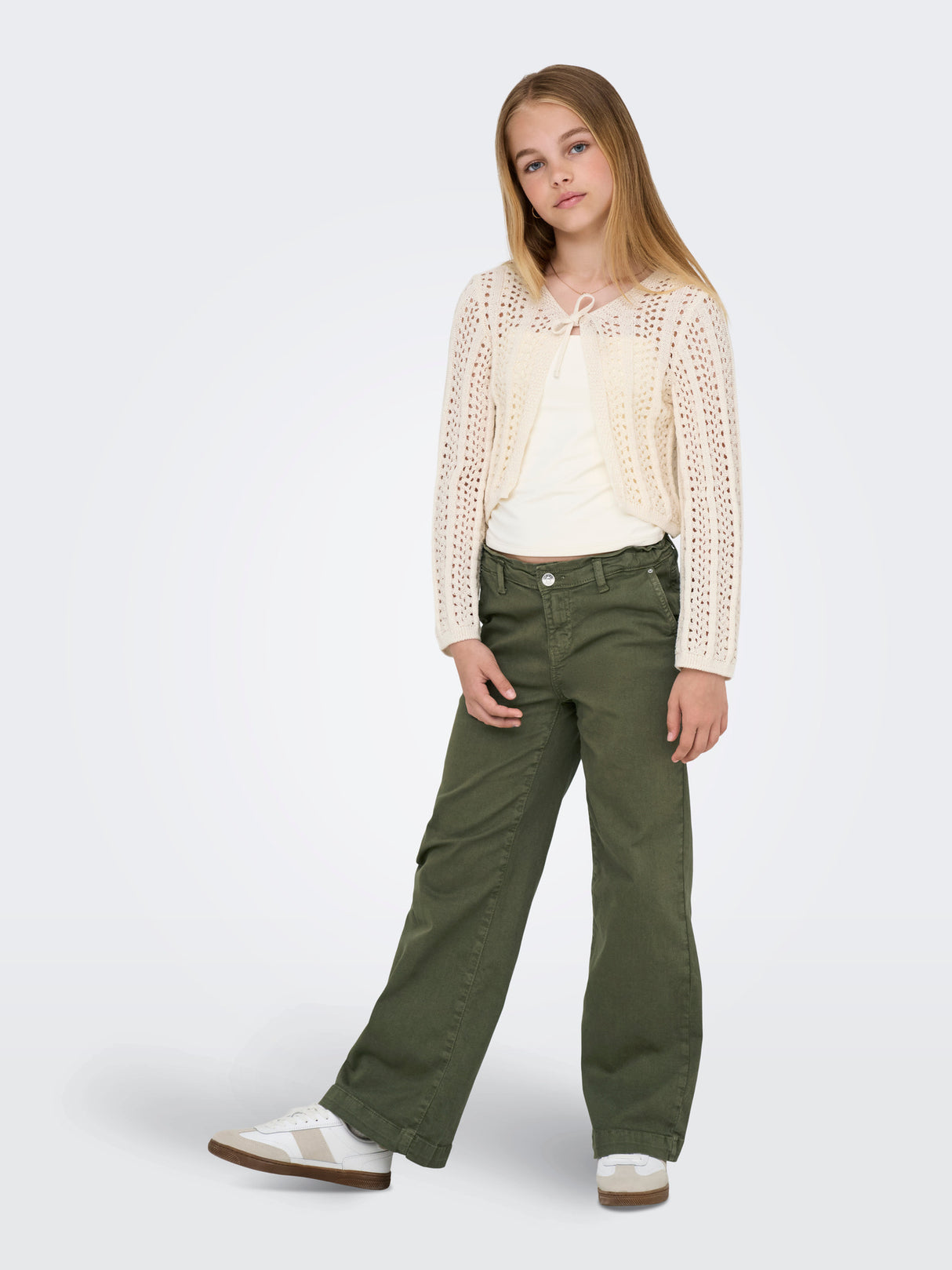 Birch Striktrøje fra Kids ONLY - 15346181