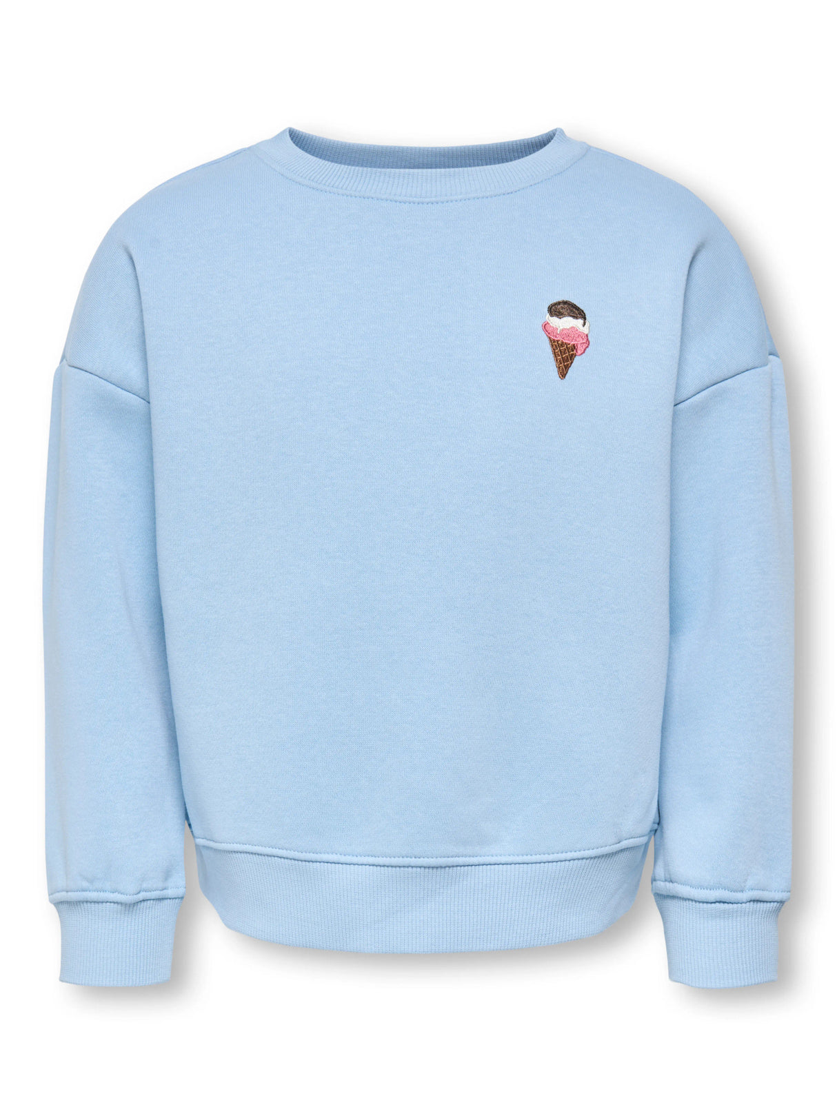 Soft Chambray EMB Icecream Sweatshirt fra KIDS MINI GIRL - 15372850