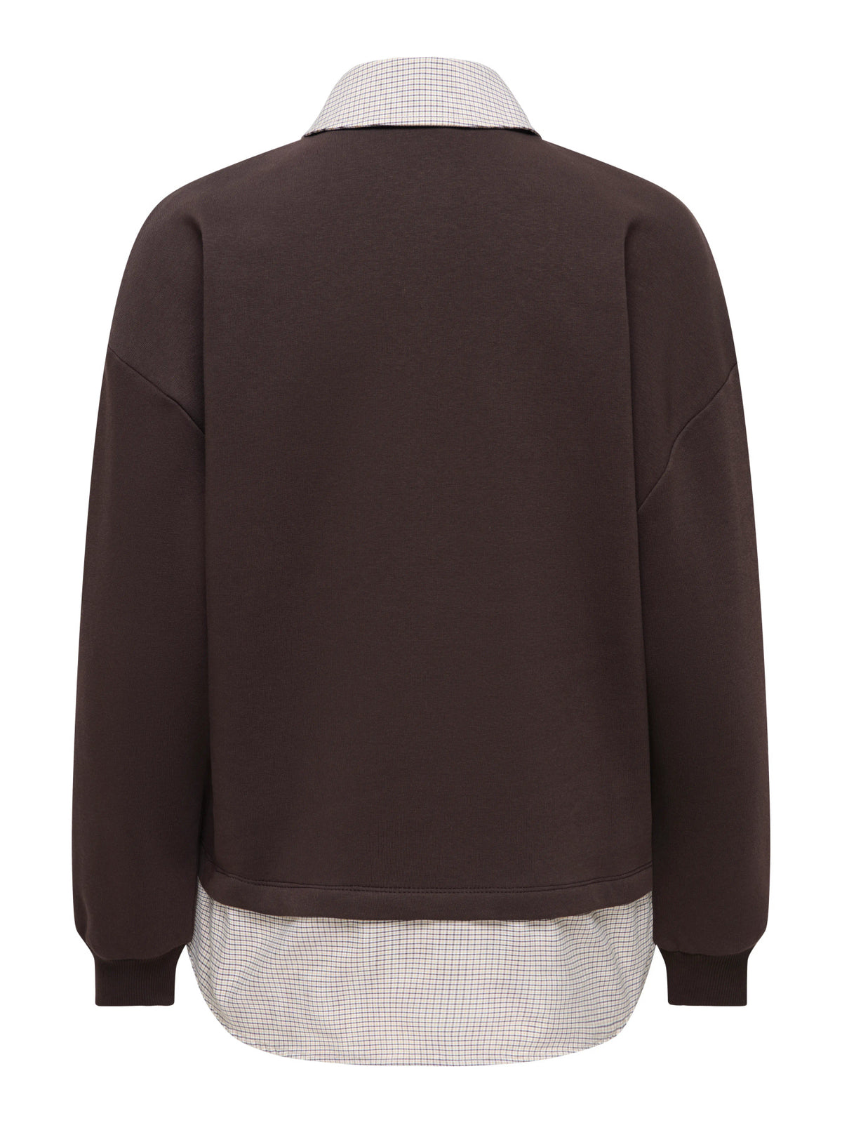 Coffee Bean COLLAR WITH CHECKS Sweatshirt fra JDY - 15381086