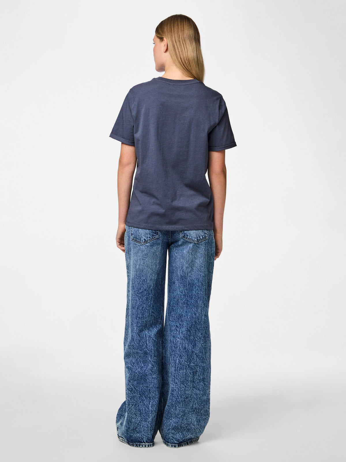 Ombre Blue Bluse fra PIECES - 17086970
