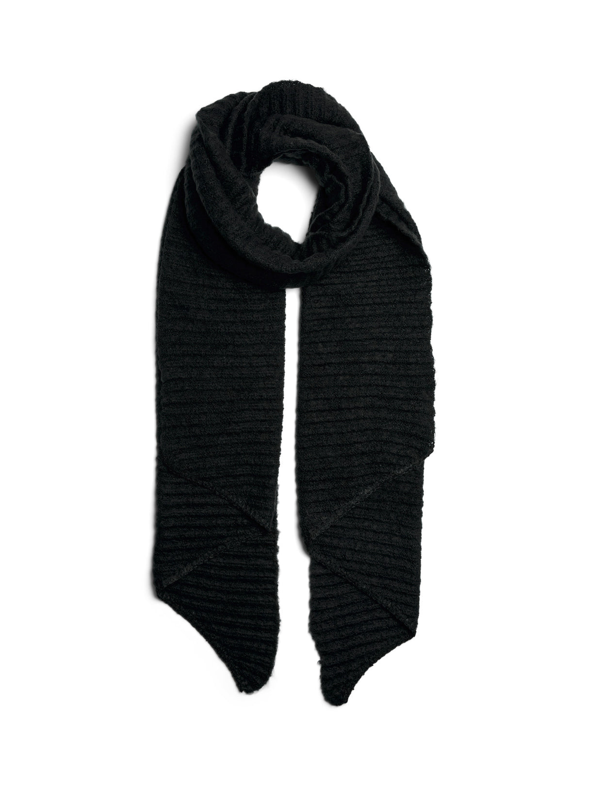 Sort Halstørklæde fra PIECES - 17105988