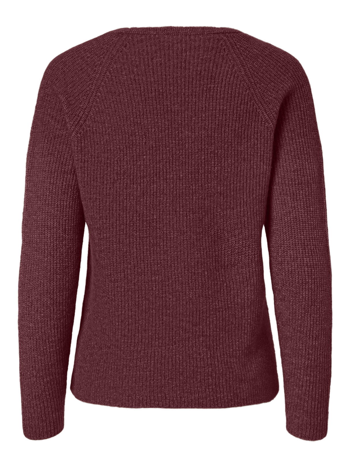 Rød Striktrøje fra PIECES - 17114251