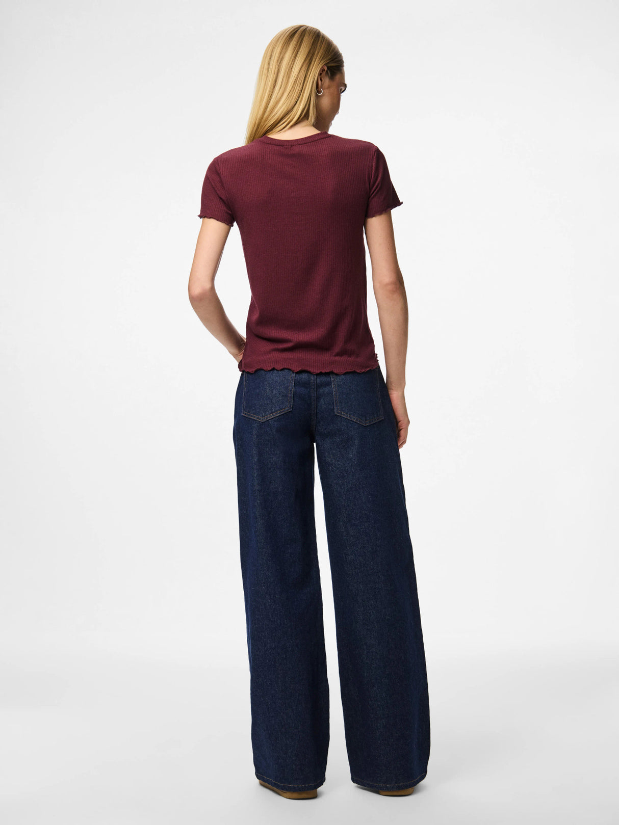 Rød Bluse fra PIECES - 17120085