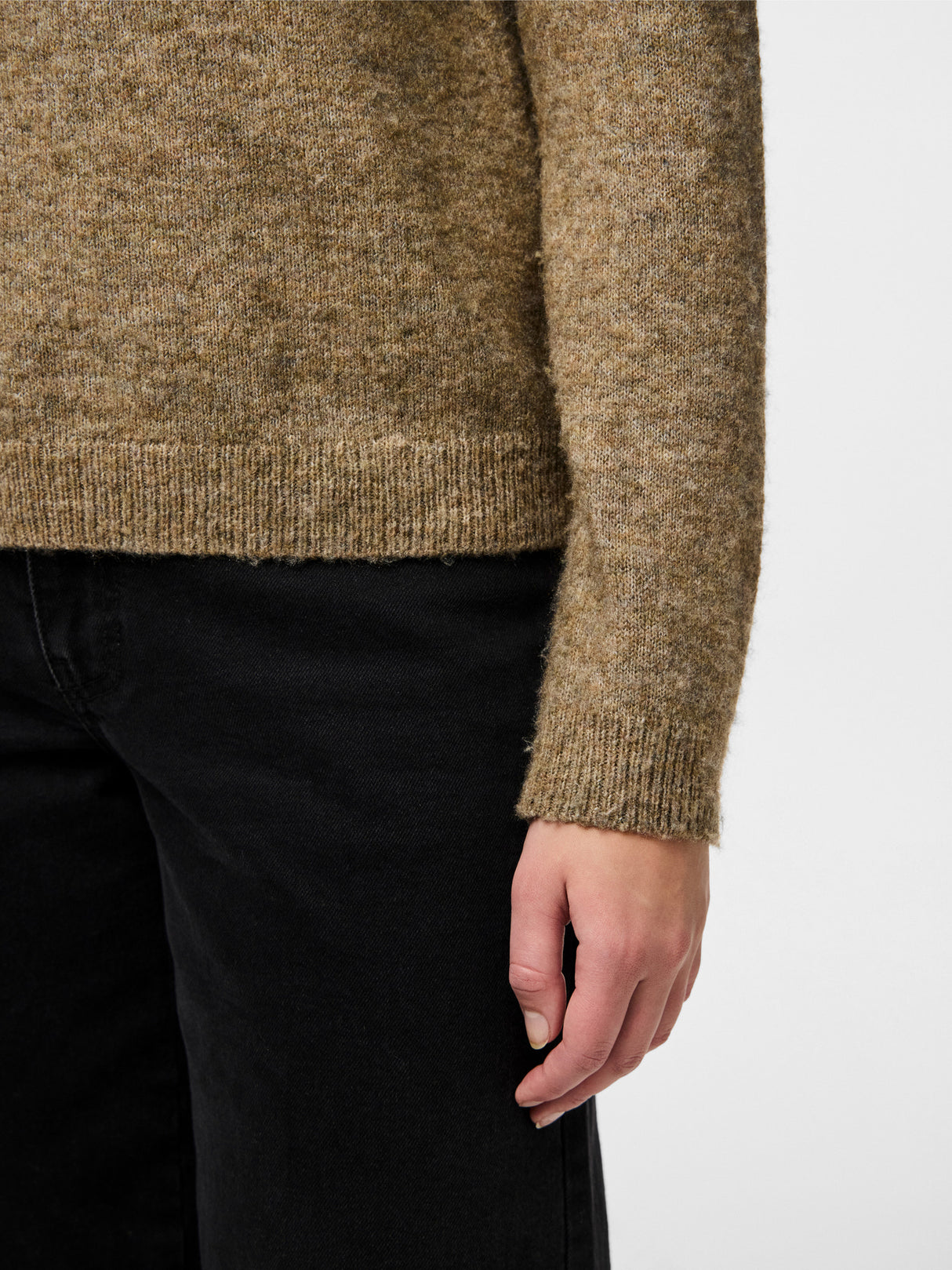 PIECES Fossil Striktrøje - 17126277