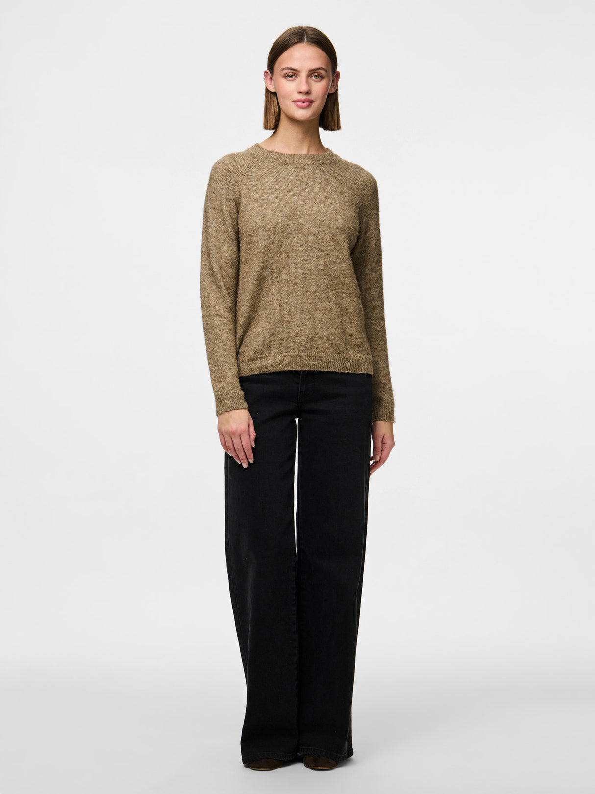 PIECES Fossil Striktrøje - 17126277