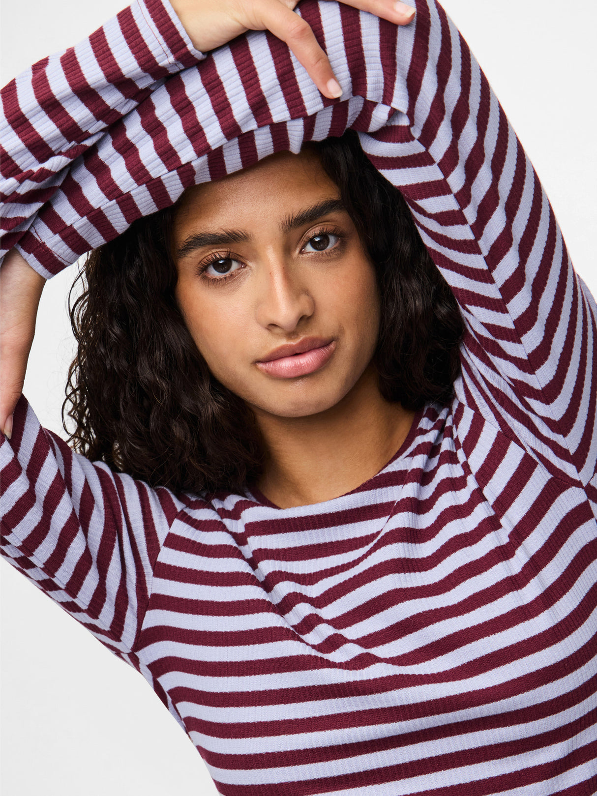 PIECES Tawny Port BABY LAVENDER Bluse - 17133838