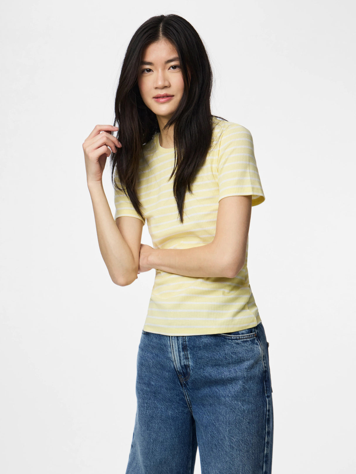 French Vanilla NEW CLOUD DANCER Bluse fra PIECES - 17133839