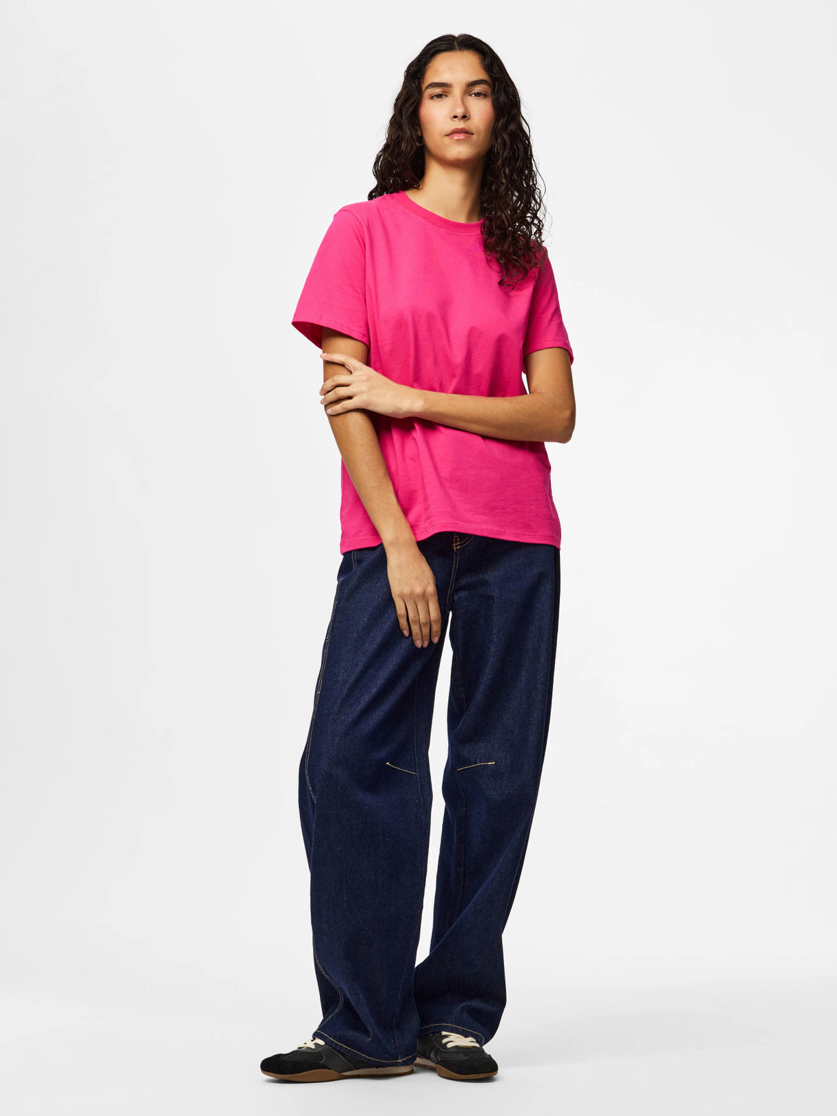 PIECES Beetroot Purple Bluse - 17140802