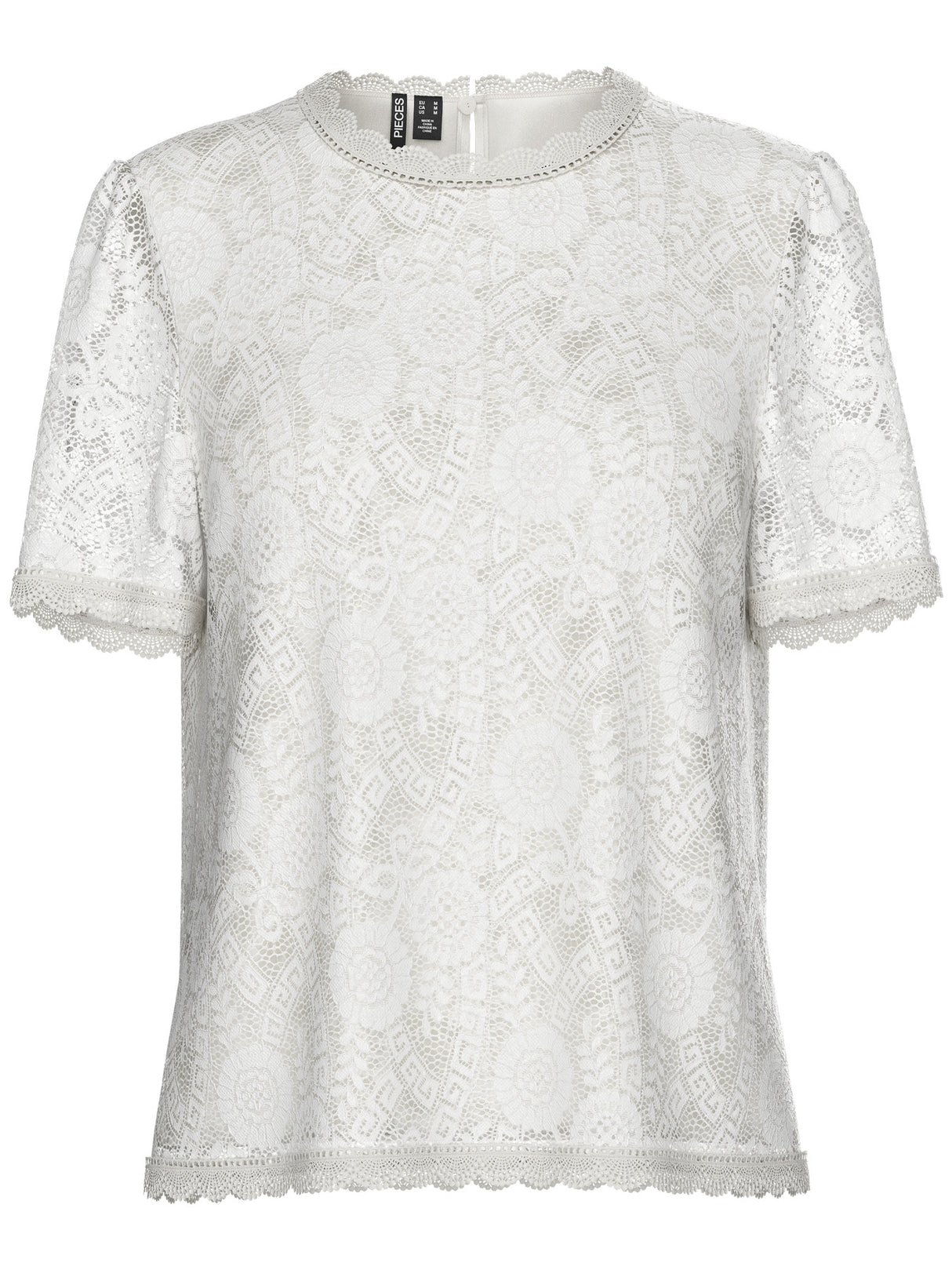 Hvid - cloud dancer - Pieces - Trøje - 17148711