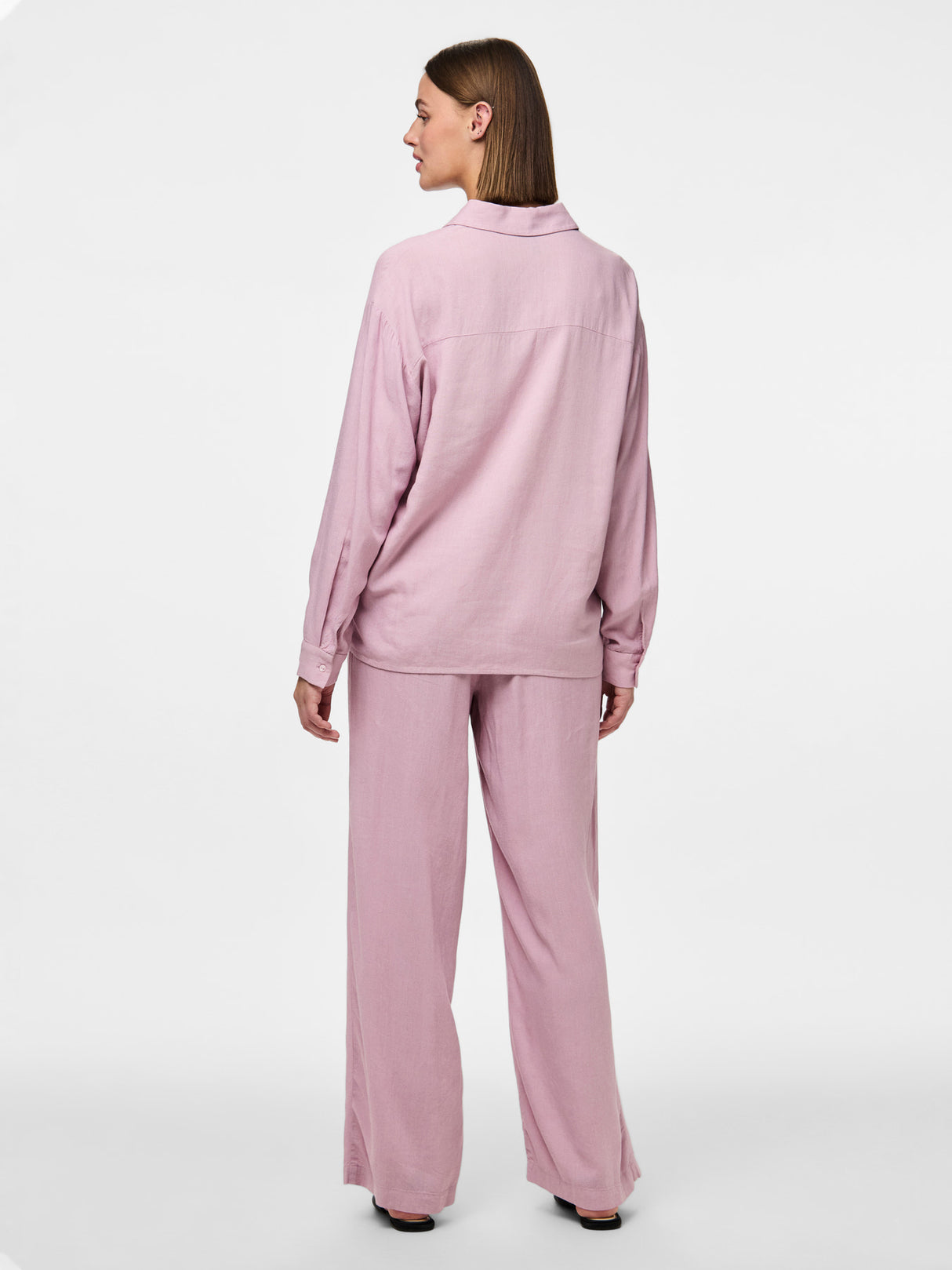 Lyserød Bluse fra PIECES - 17149315