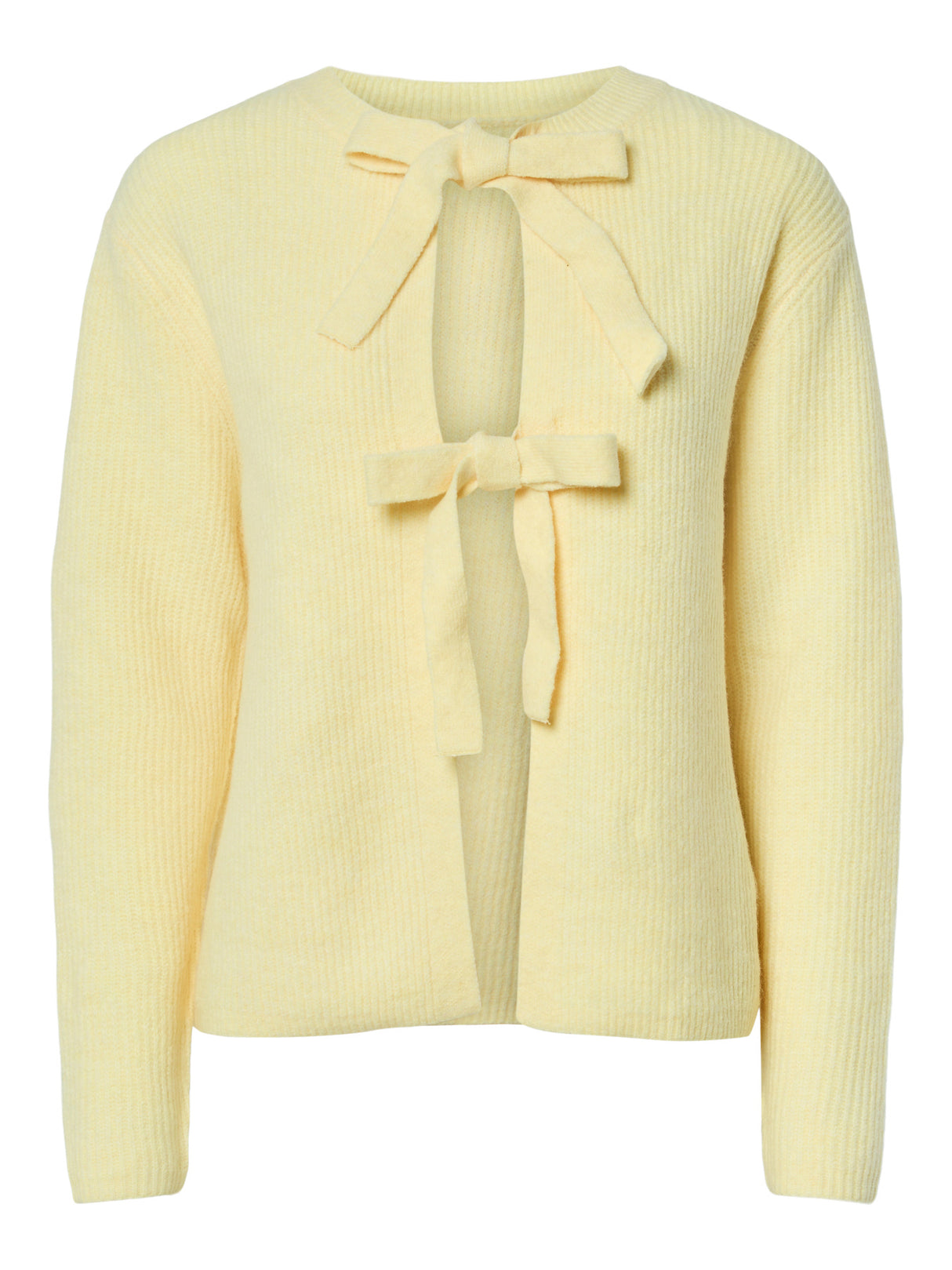 Pale Banana MELANGE Striktrøje fra PIECES - 17150235