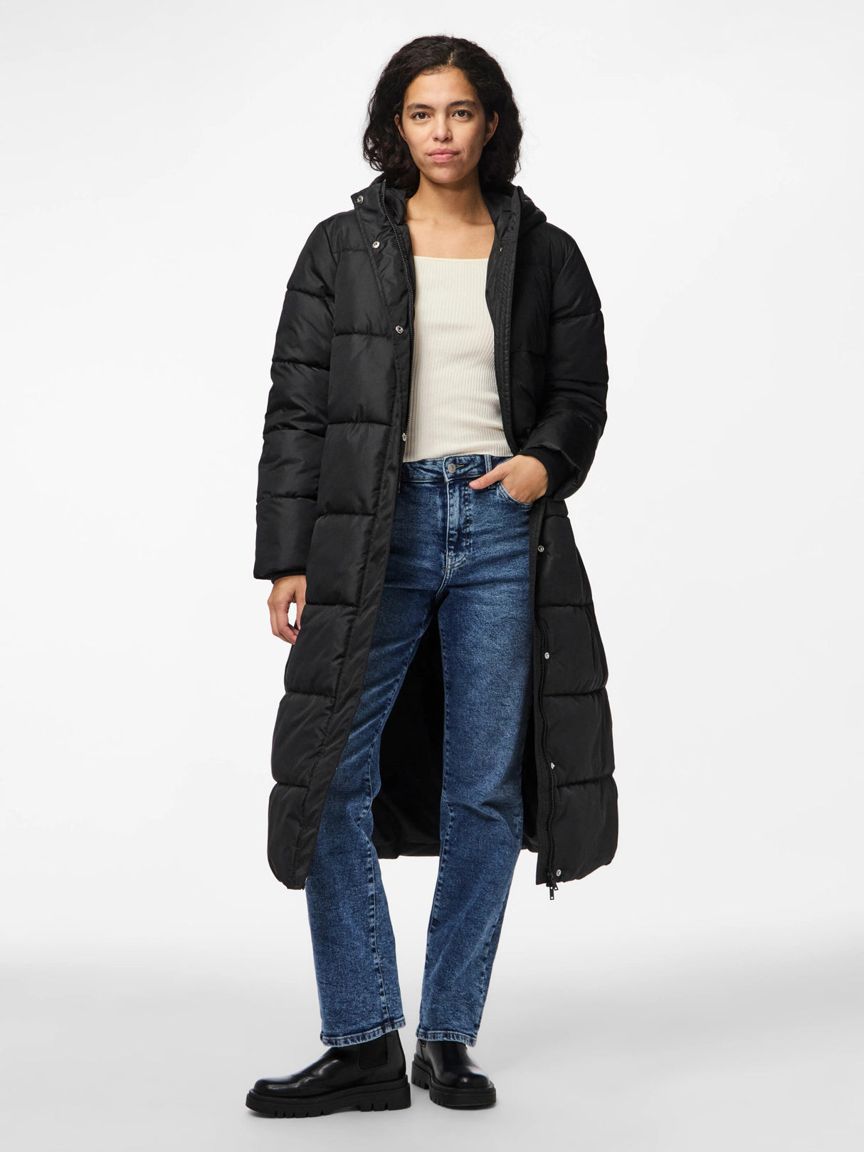 Sort Overtøj fra PIECES - 17150937