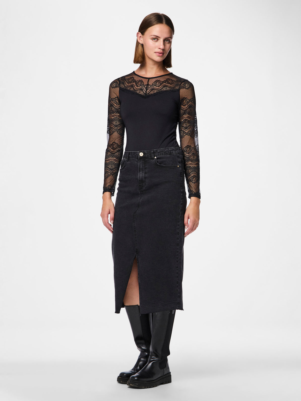 PIECES Black Top - 17151126