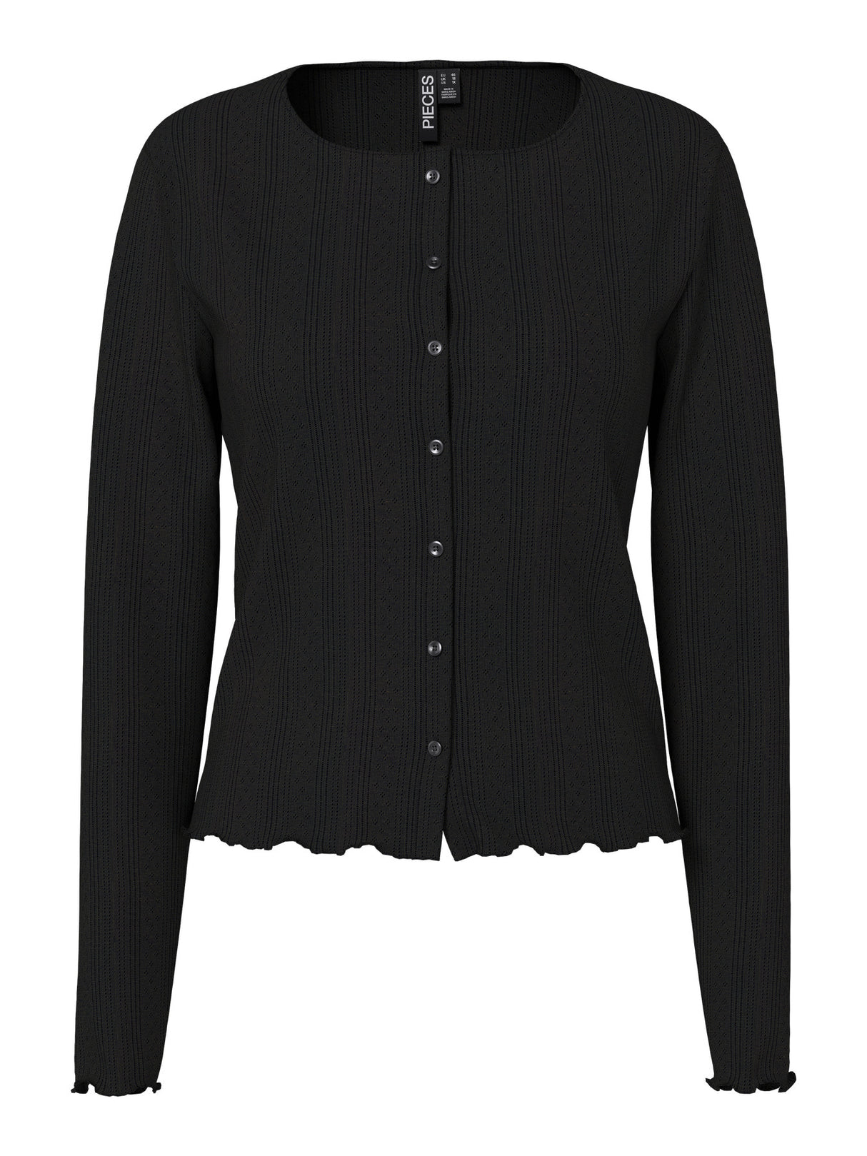 Black Cardigan fra PIECES - 17152189