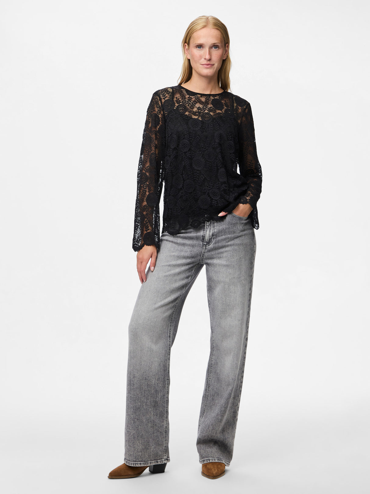 PIECES Black Top - 17158211