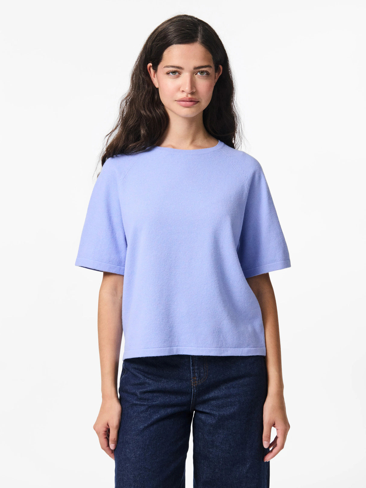 Blå Striktrøje fra PIECES - 17158716