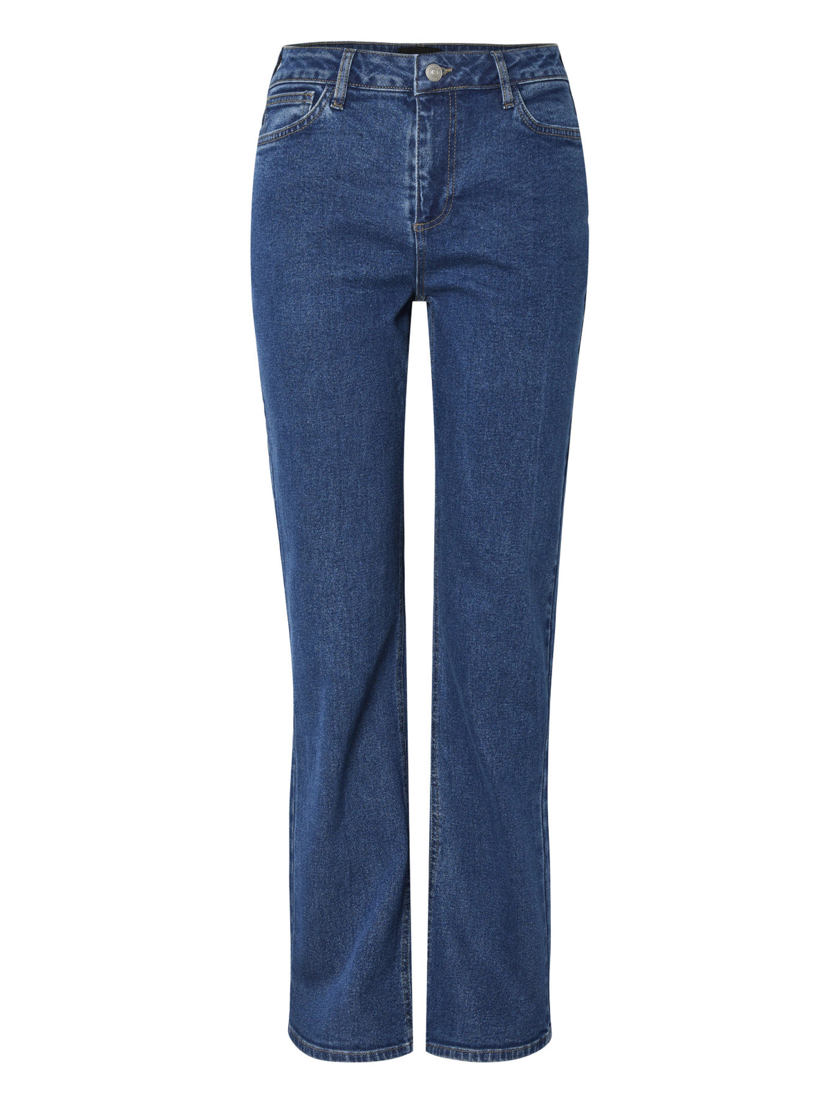 PIECES Medium Blue Denim Bukser - 17158774