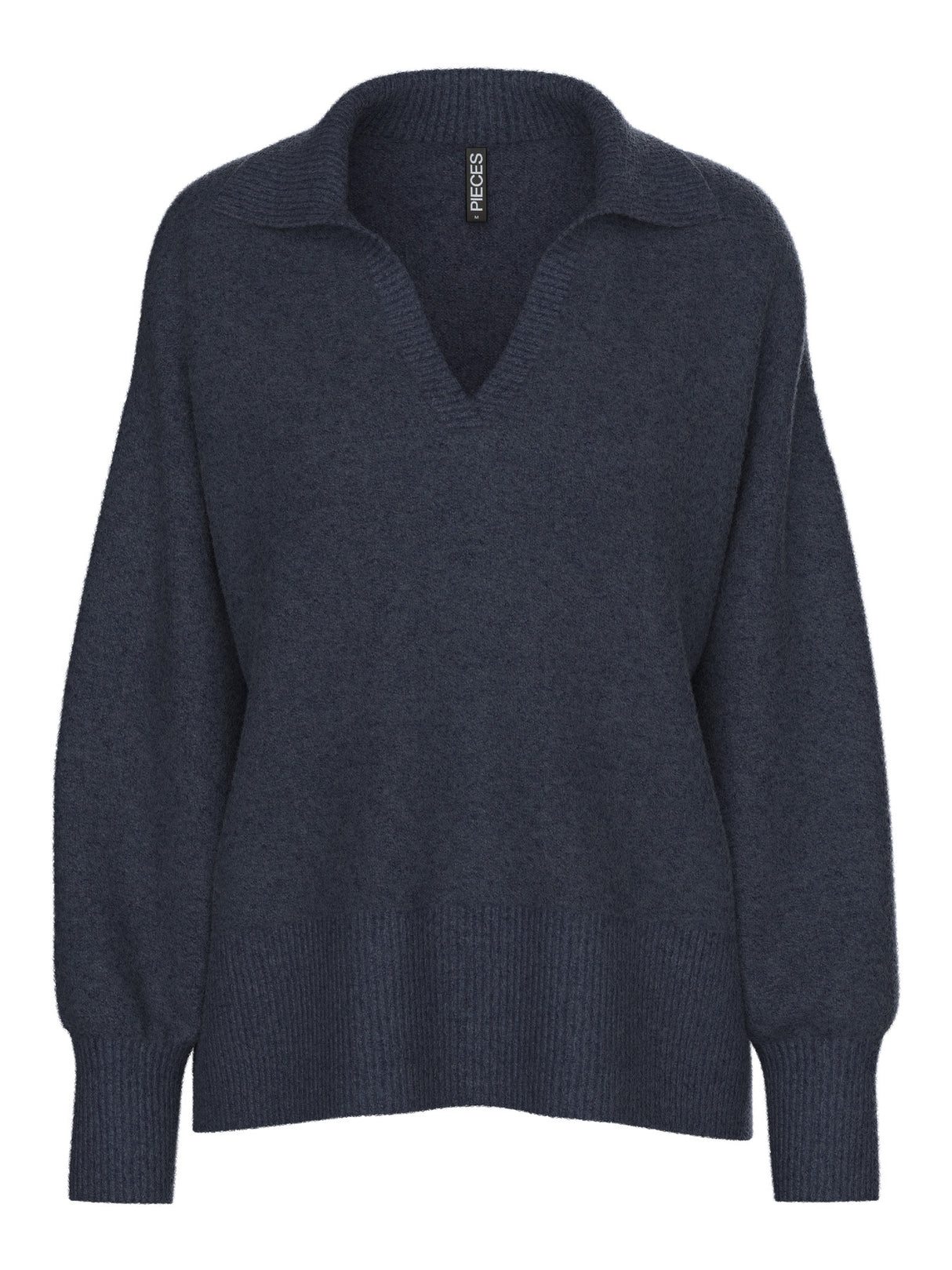 PIECES Sky Captain MELANGE Striktrøje - 17158785