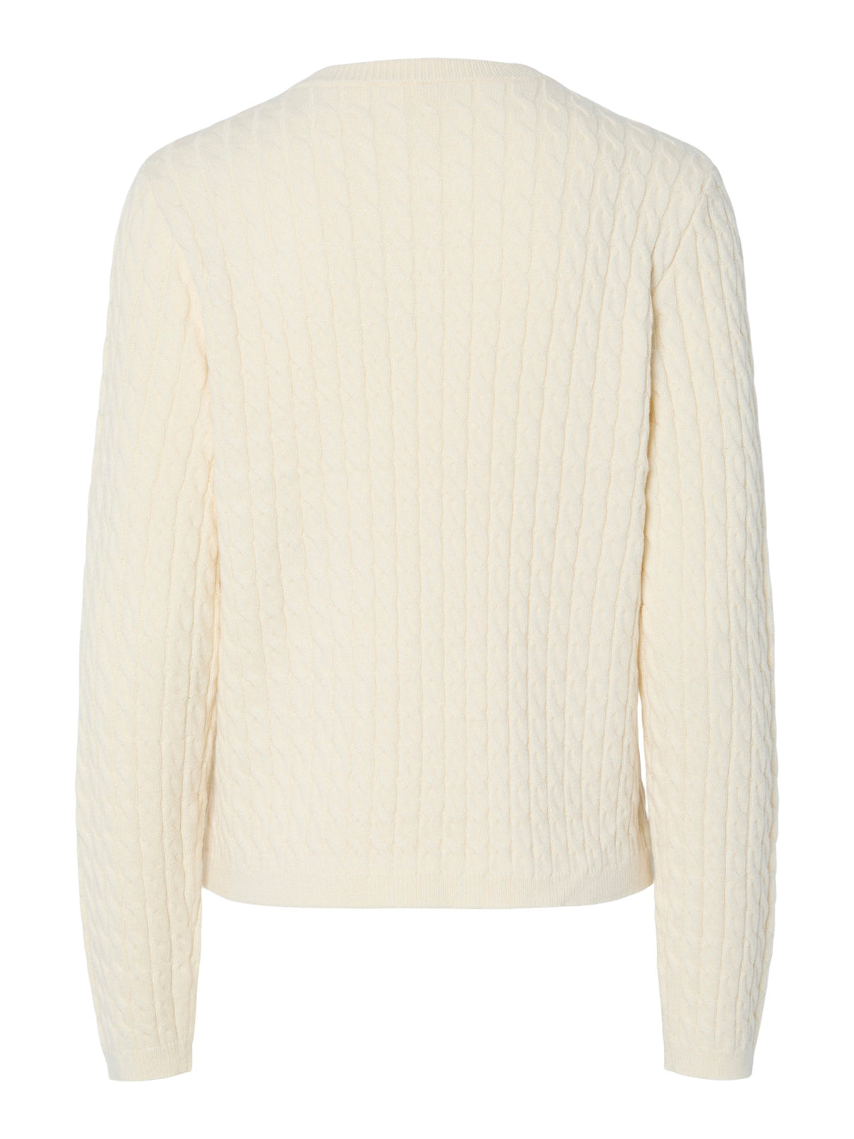 PIECES Birch Striktrøje - 17158899