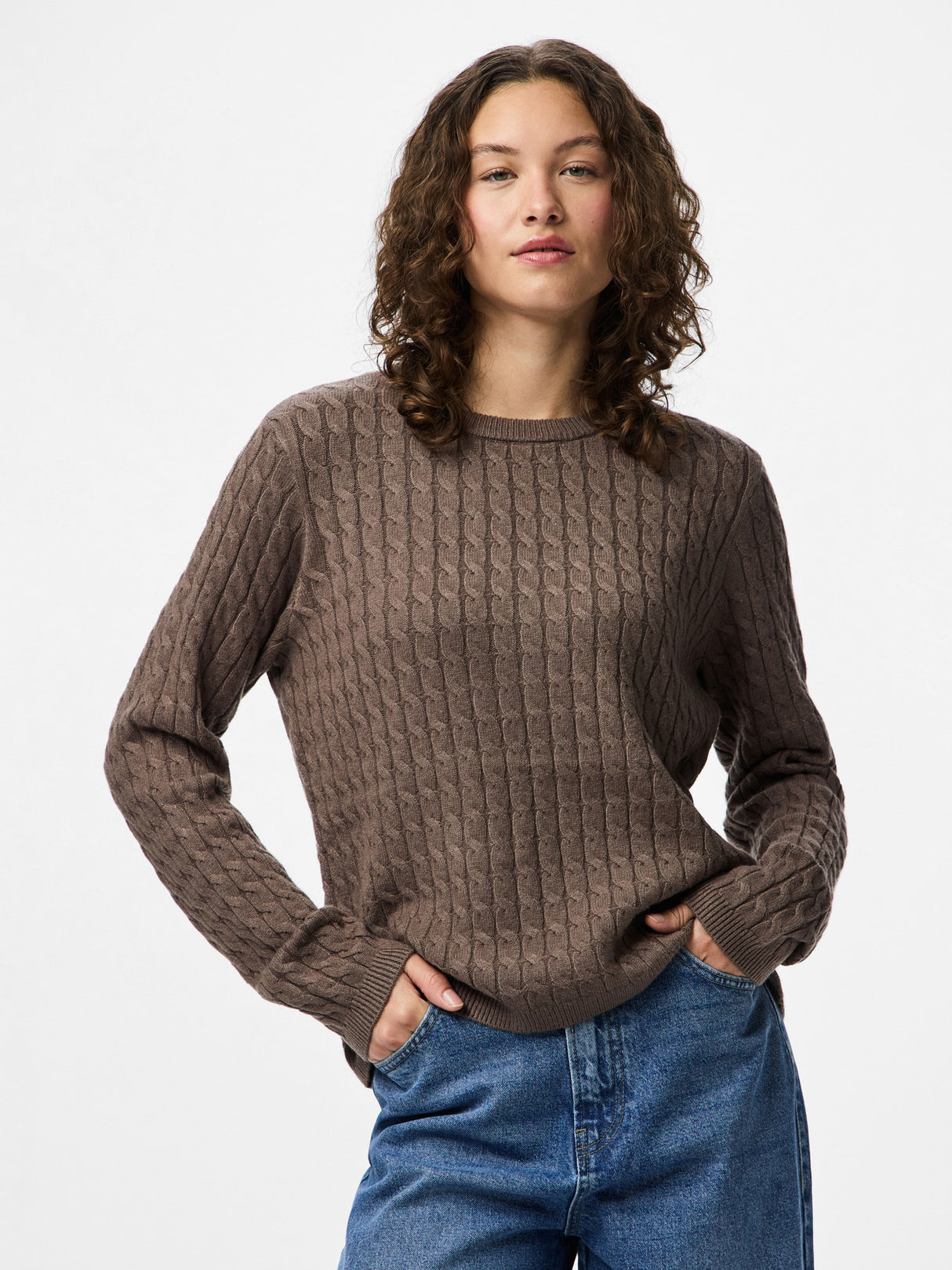 PIECES Morel Striktrøje - 17158899