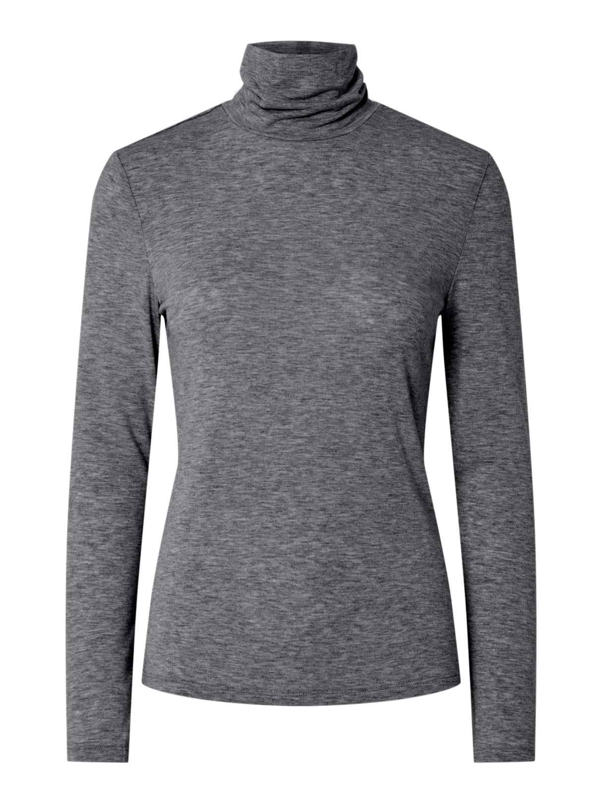 Dark Grey Melange Top fra PIECES - 17158988
