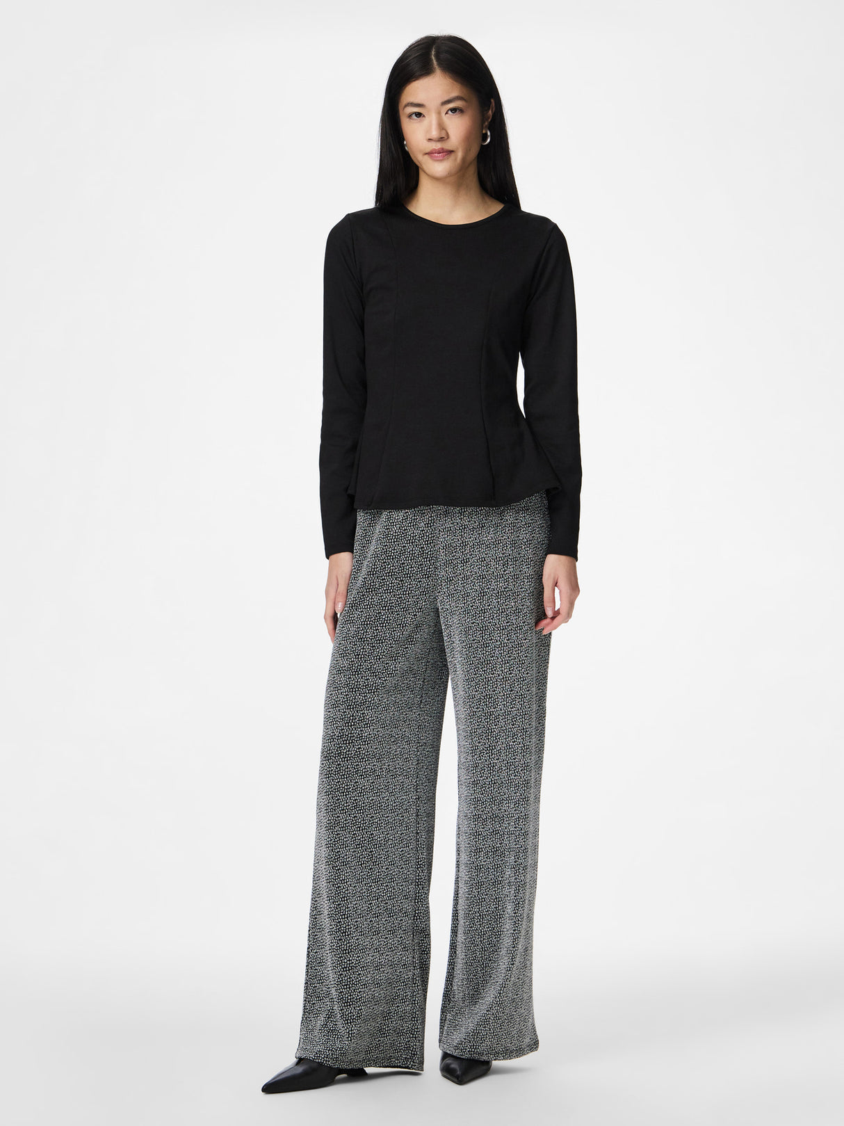 Sort Bukser - PIECES - 17160934