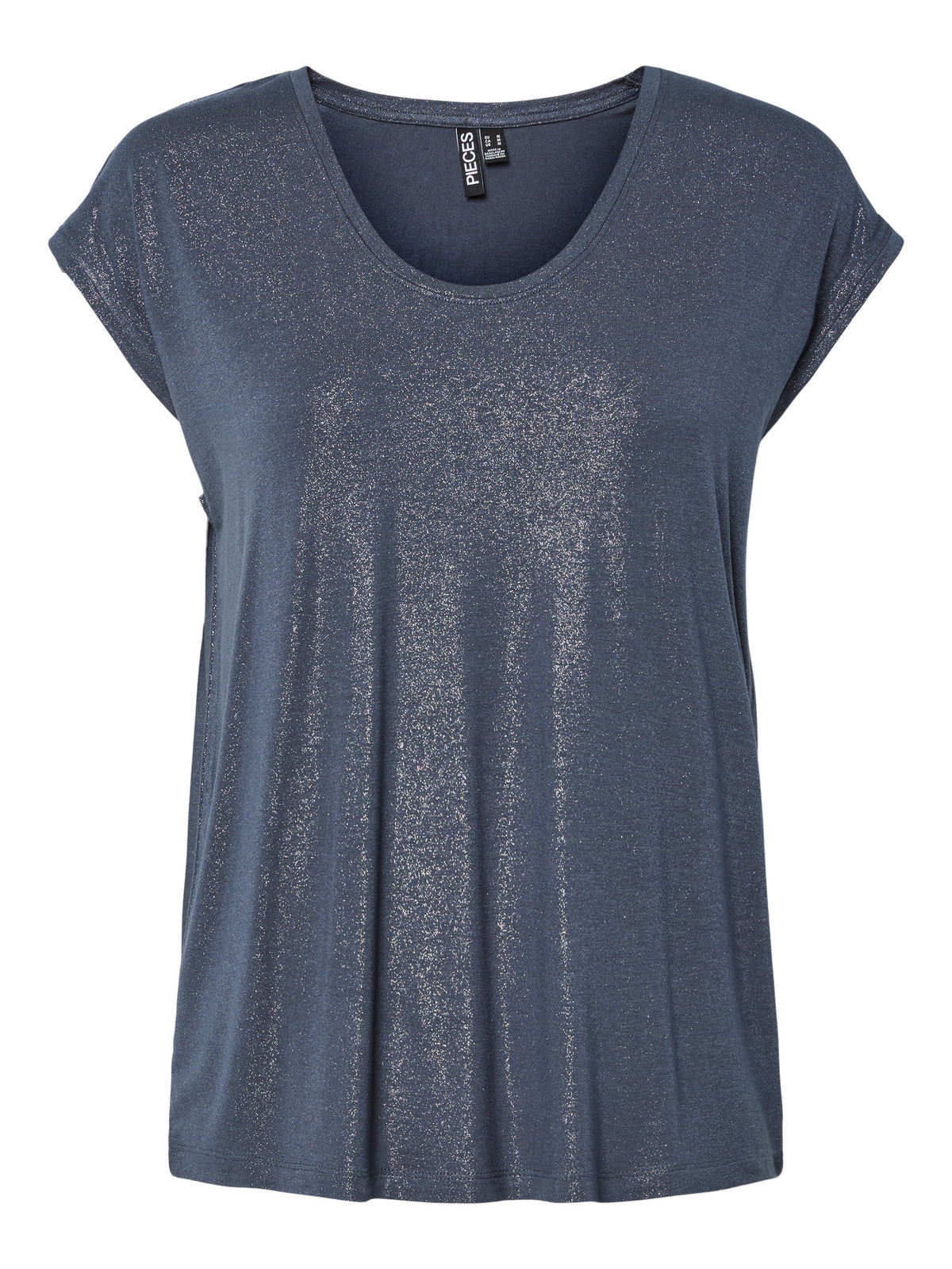 Ombre Blue GLITTER SILVER Bluse fra PIECES - 17162299