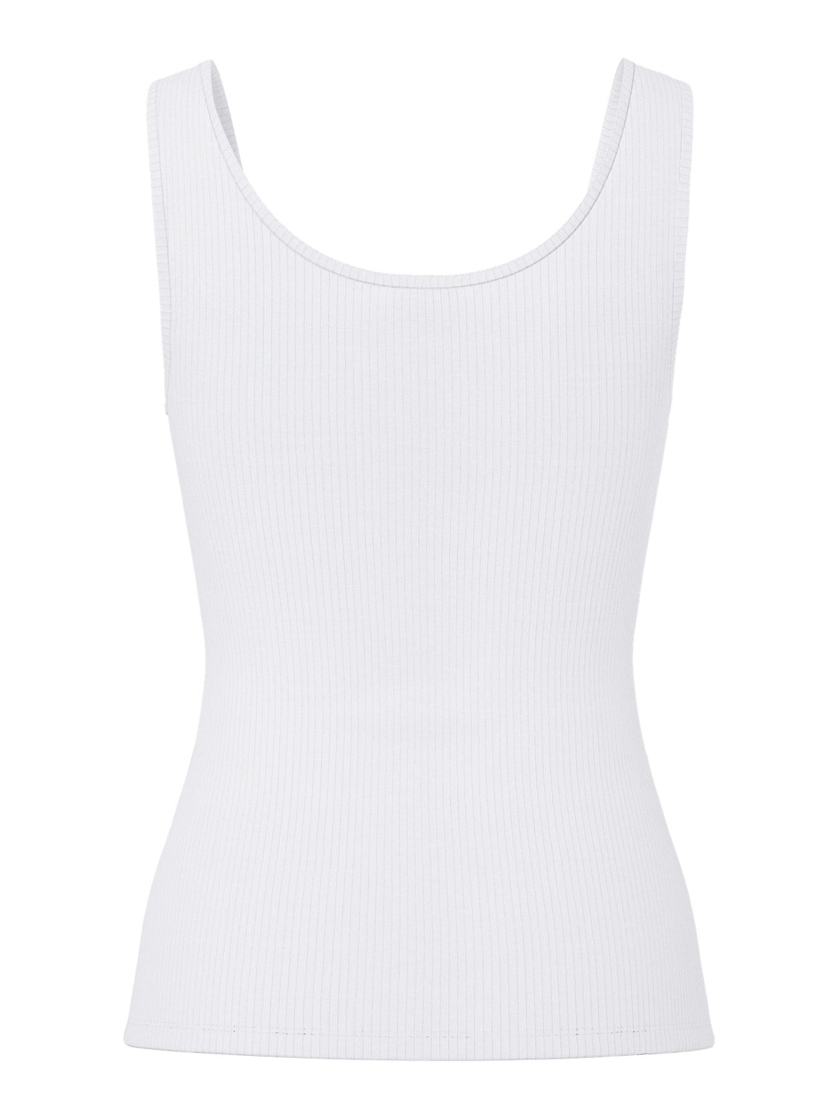 Bright White Top fra PIECES - 17162321