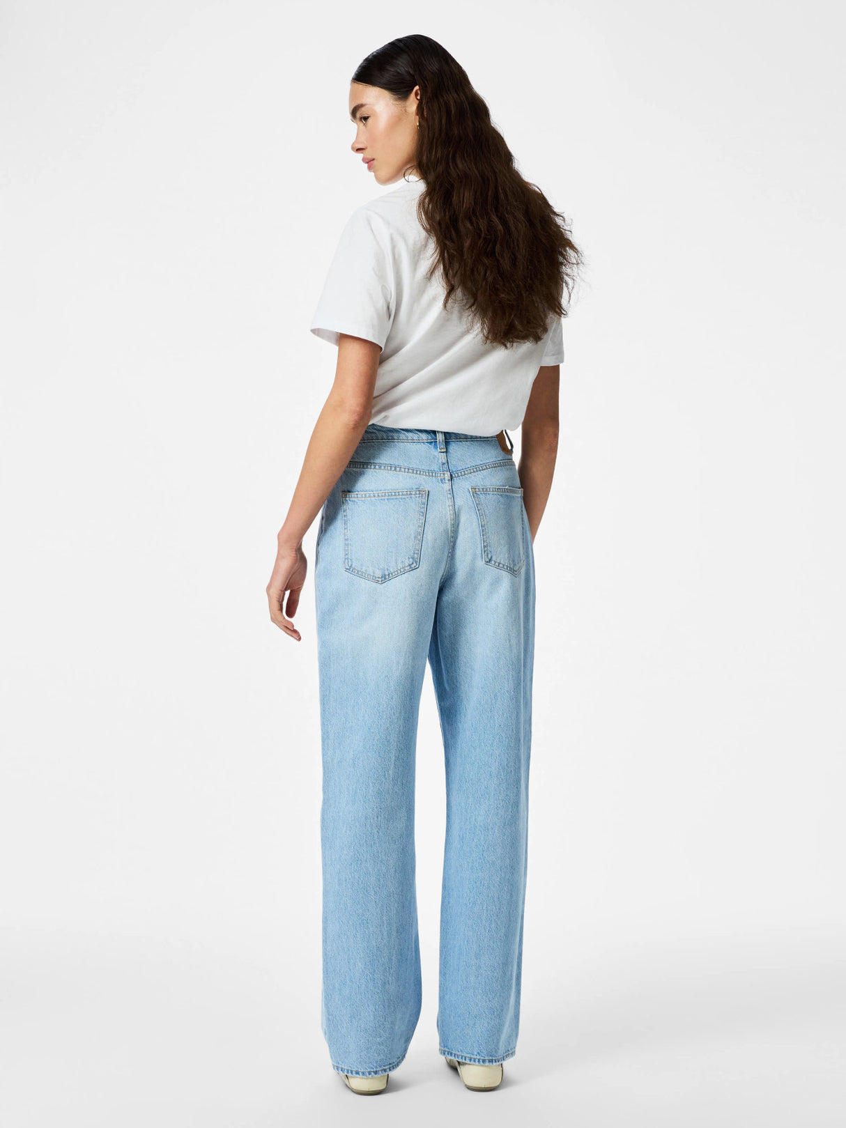 Light Blue Denim Bukser fra PIECES - 17162376