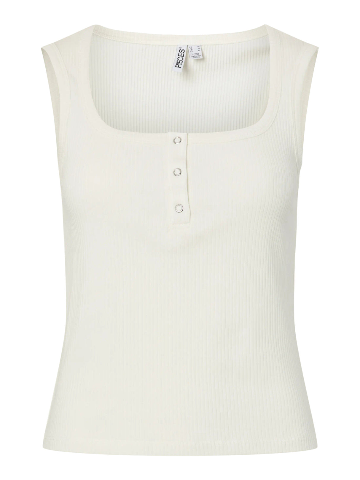 Hvid Top fra PIECES - 17163782