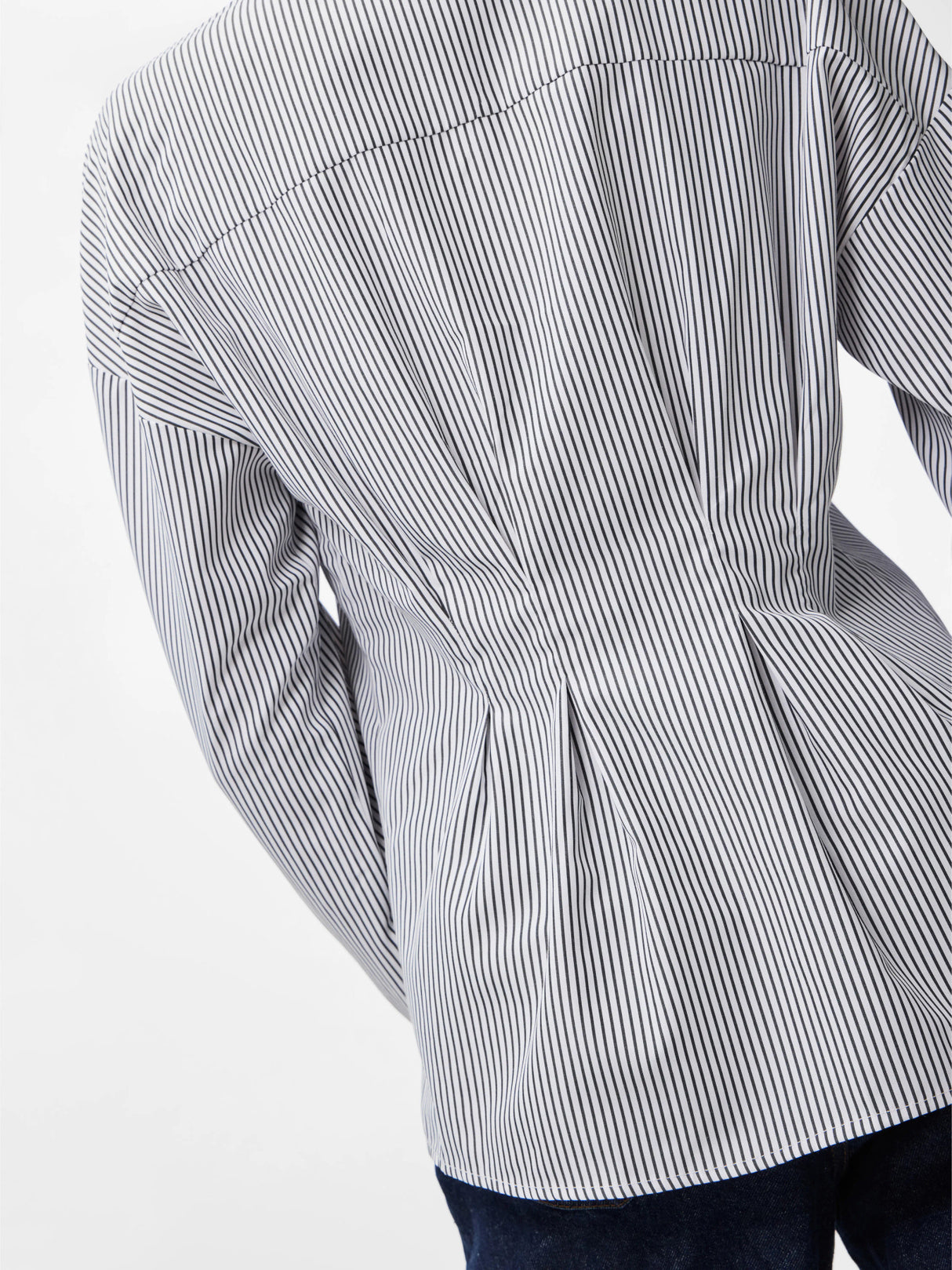 Bright White BLACK Bluse fra PIECES - 17167177