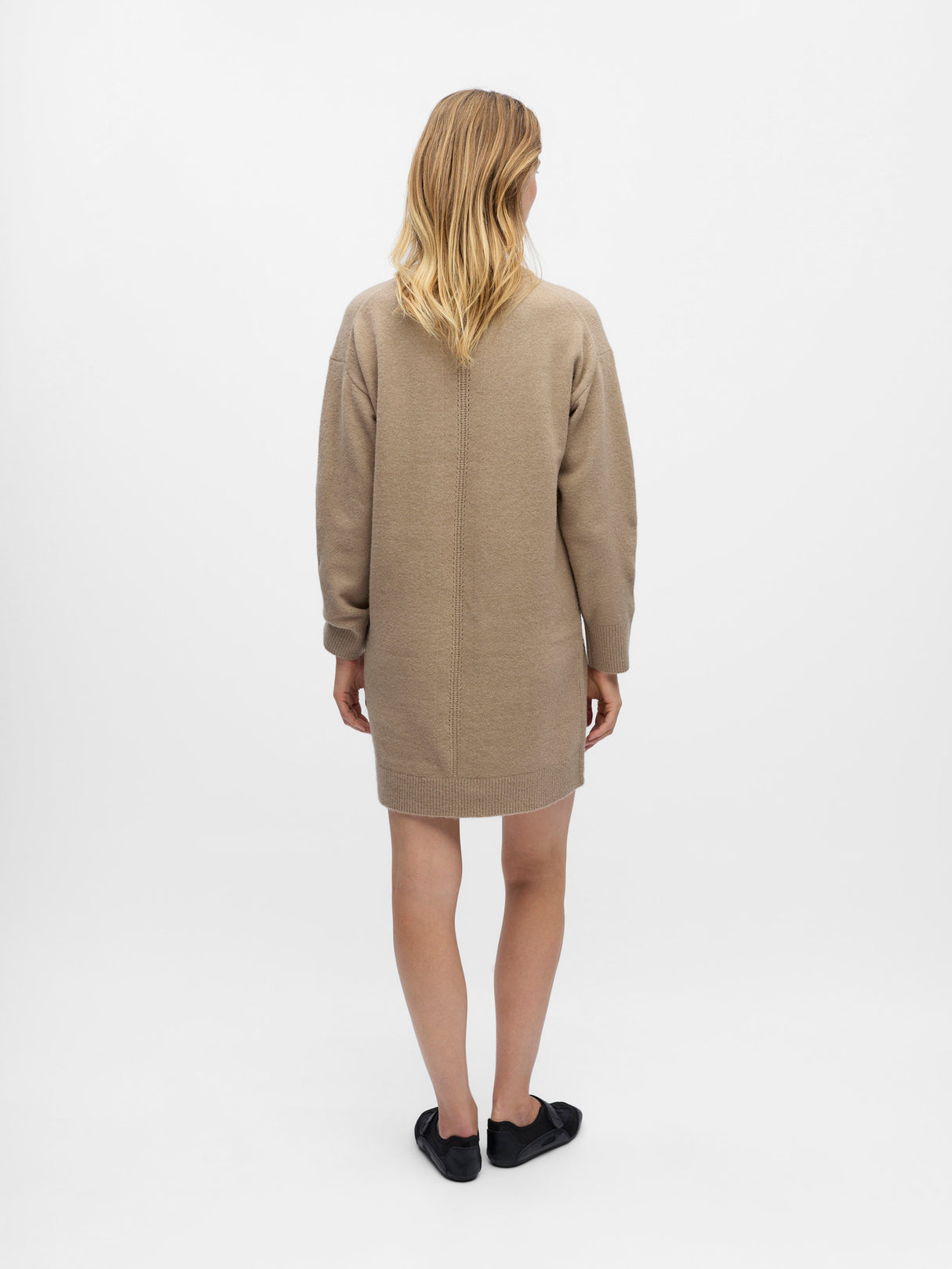 Desert Taupe Melange Kjole fra Object Collectors Item - 23047777
