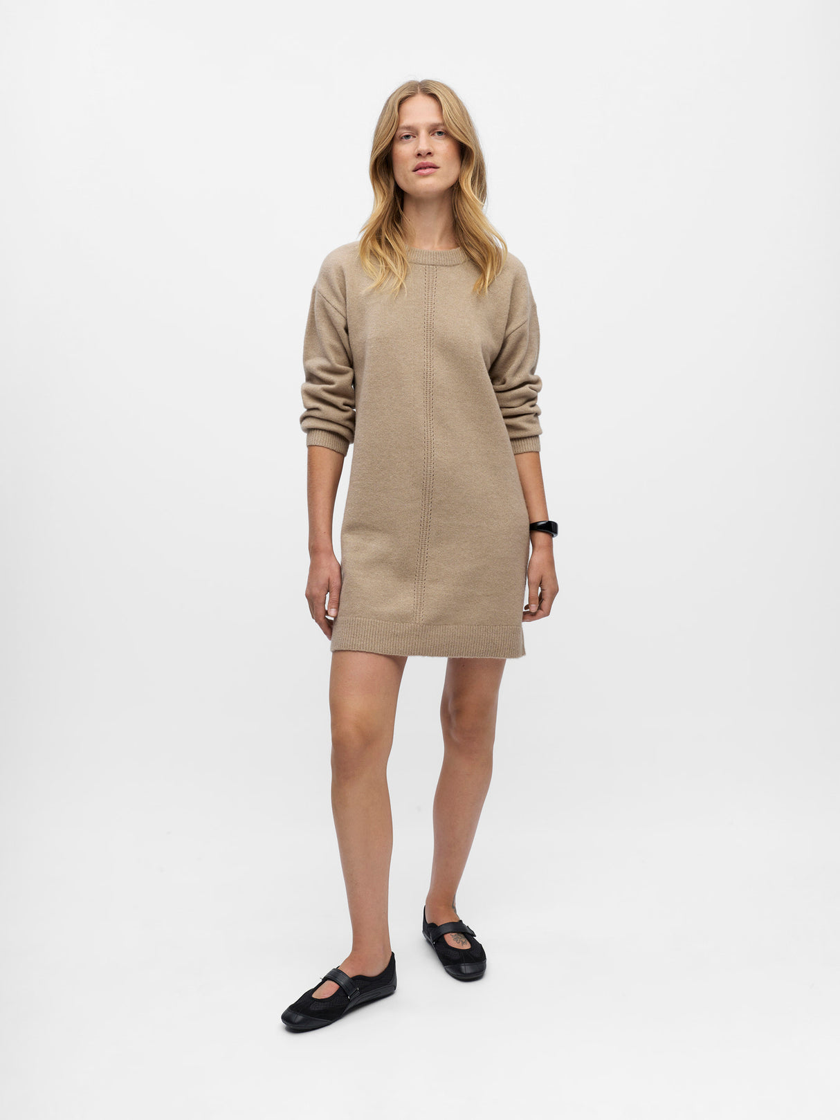 Desert Taupe Melange Kjole fra Object Collectors Item - 23047777