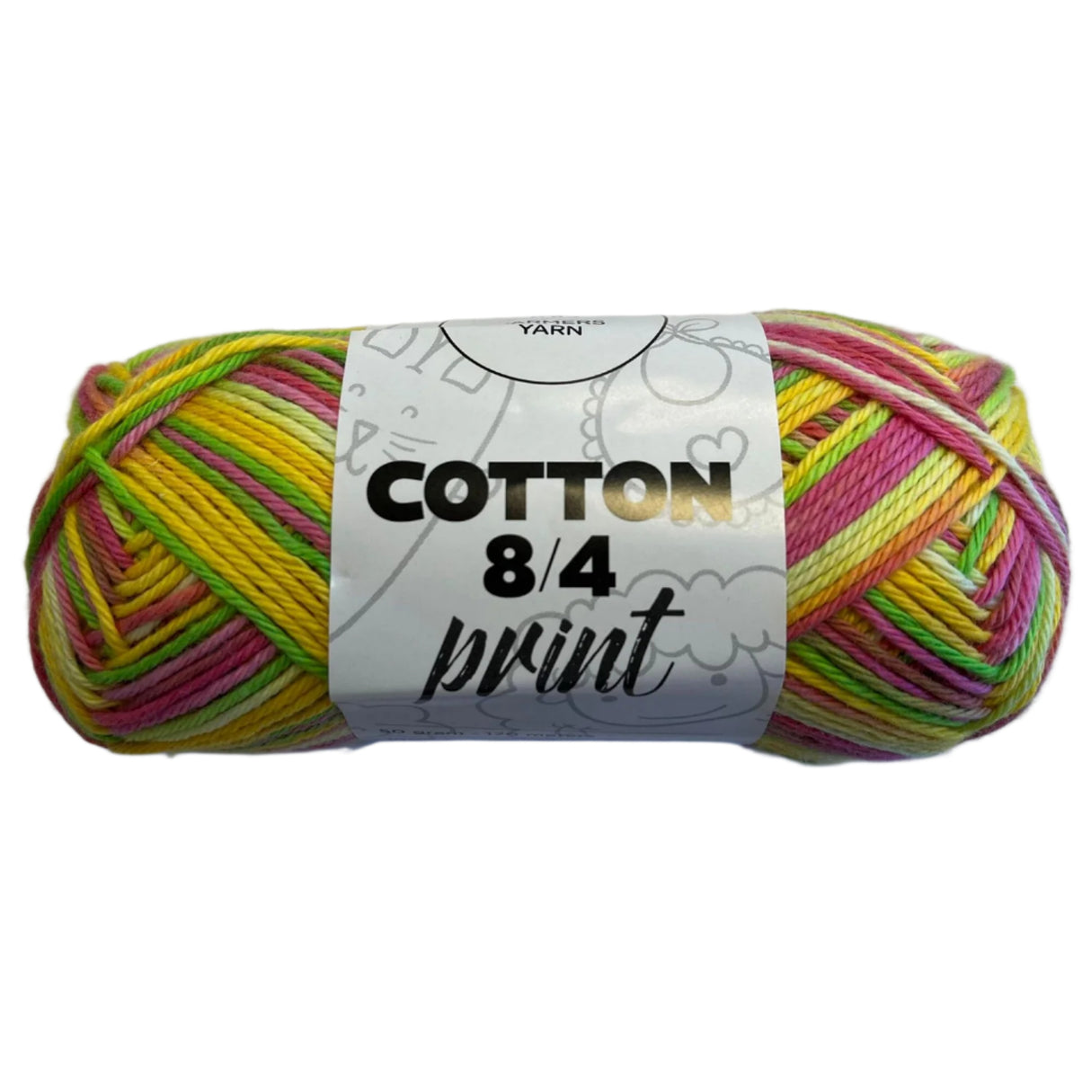 Bomuld garn Farmers Yarn print 8/4 50 g. fv. 20