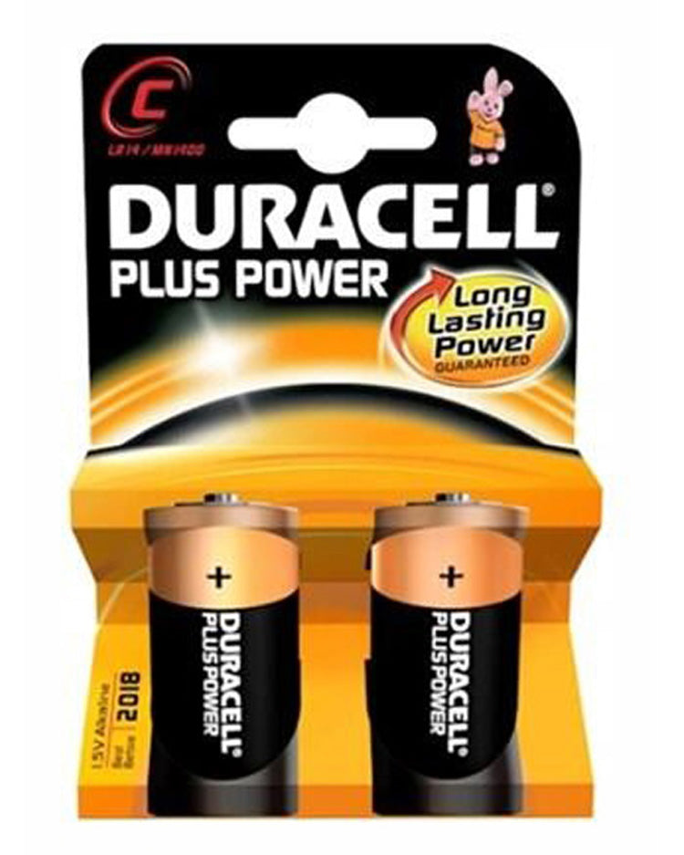 Batteri C / LR14 DURACELL 2 stk