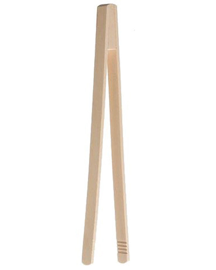 Tweezers / Sausage tongs 30cm in beech