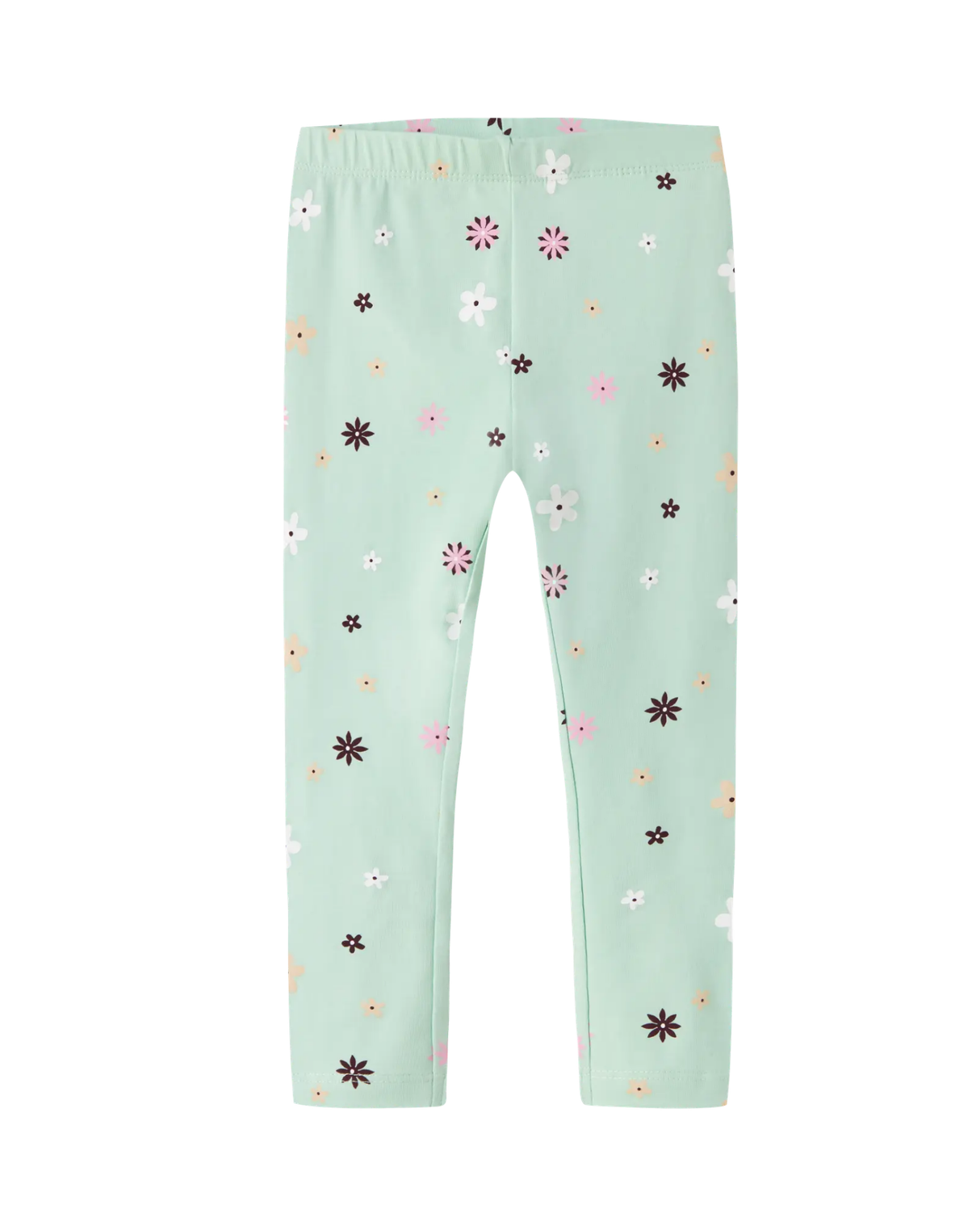 Name it Gossamer Green Flowers Leggings - 13225099