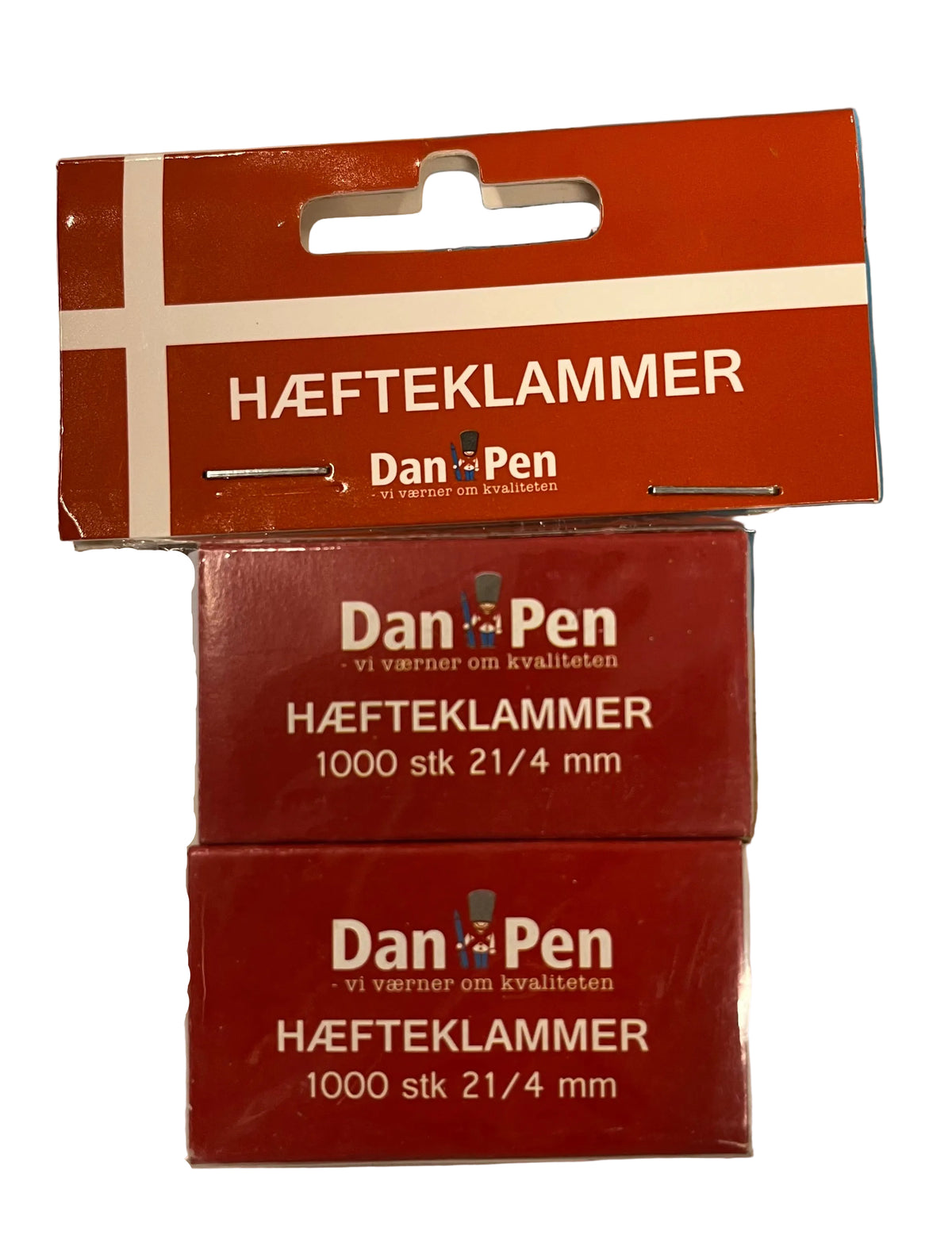 Hæfteklammer nr. 10 - 2 æsker a 1.000 stk