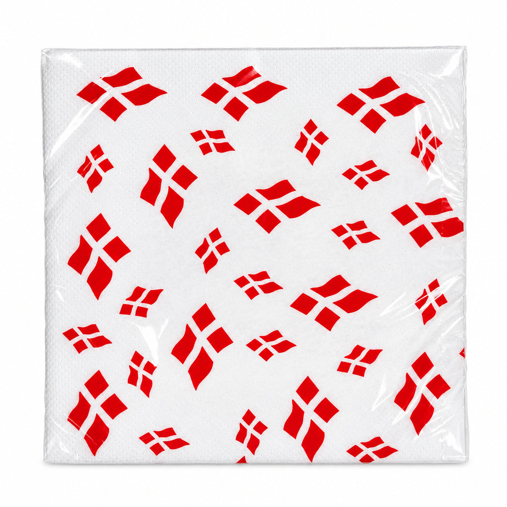 Flag servietter 3-lags 33cm