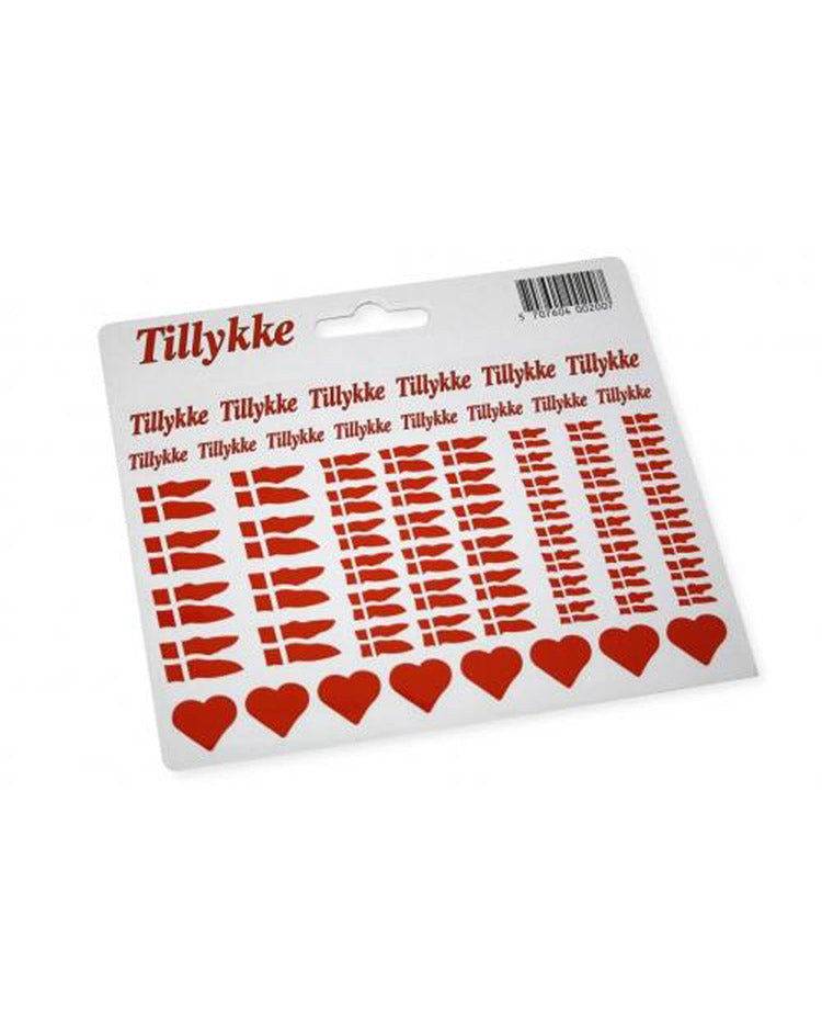 Stickers A5 med 144 ass FLAG