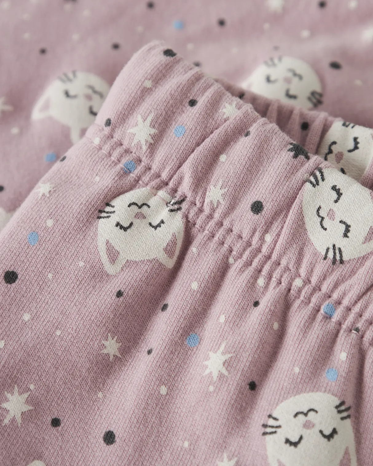Keepsake Lilac Yin Yang Cats Leggings fra Name it - 13234445