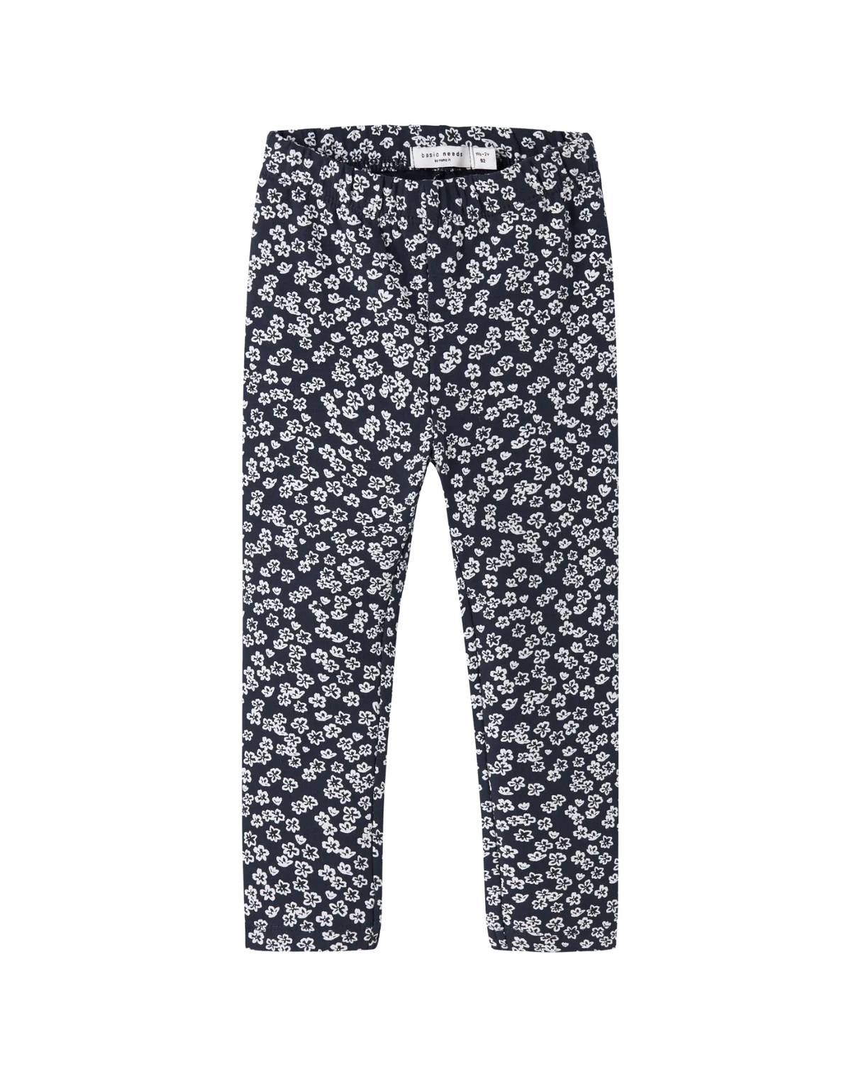 Name it Navy Blazer Floral Sketch Blue Leggings - 13234445