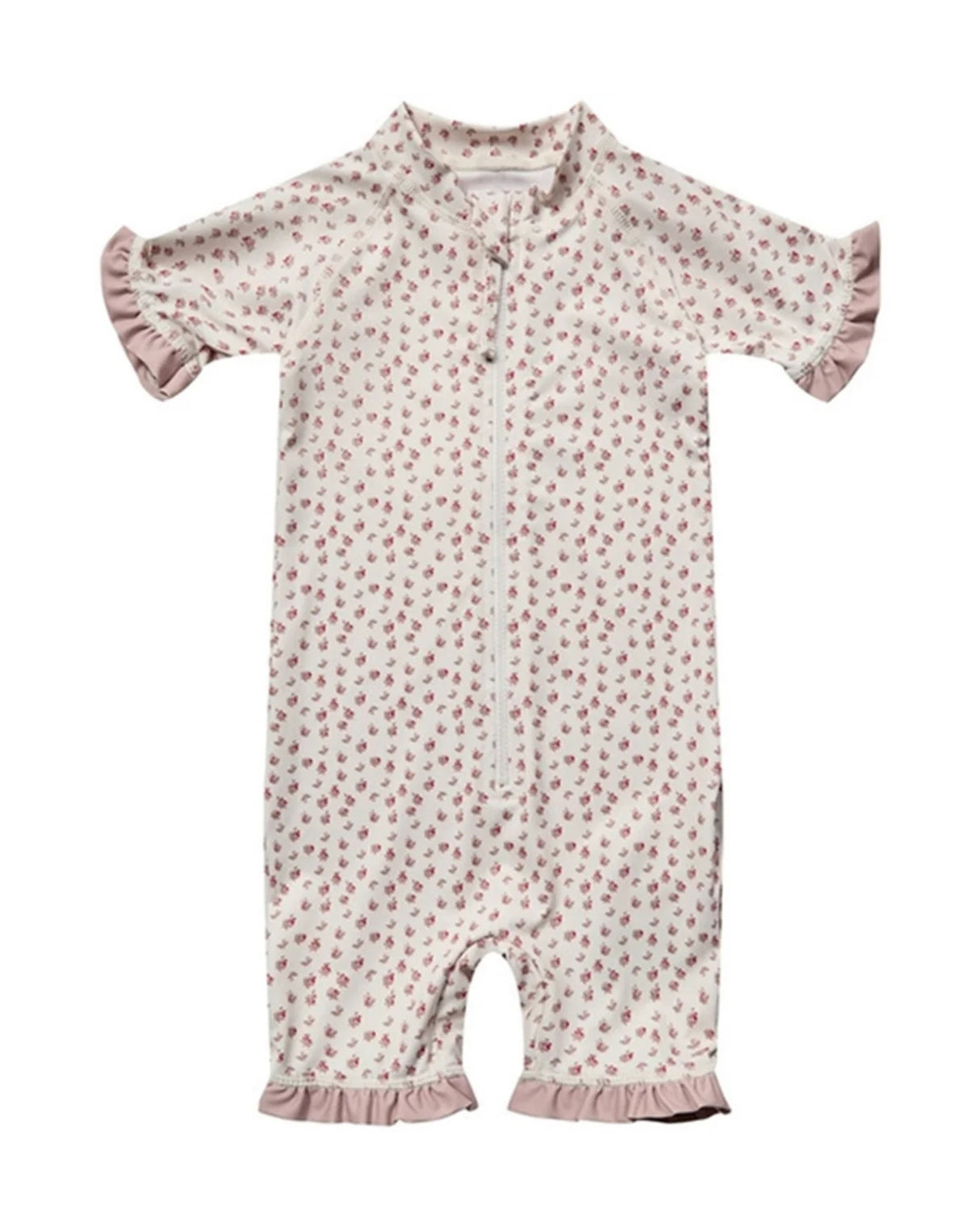 Offwhite - Berry Red - Sofie Schnoor - Badedragt - Blomster - P241244