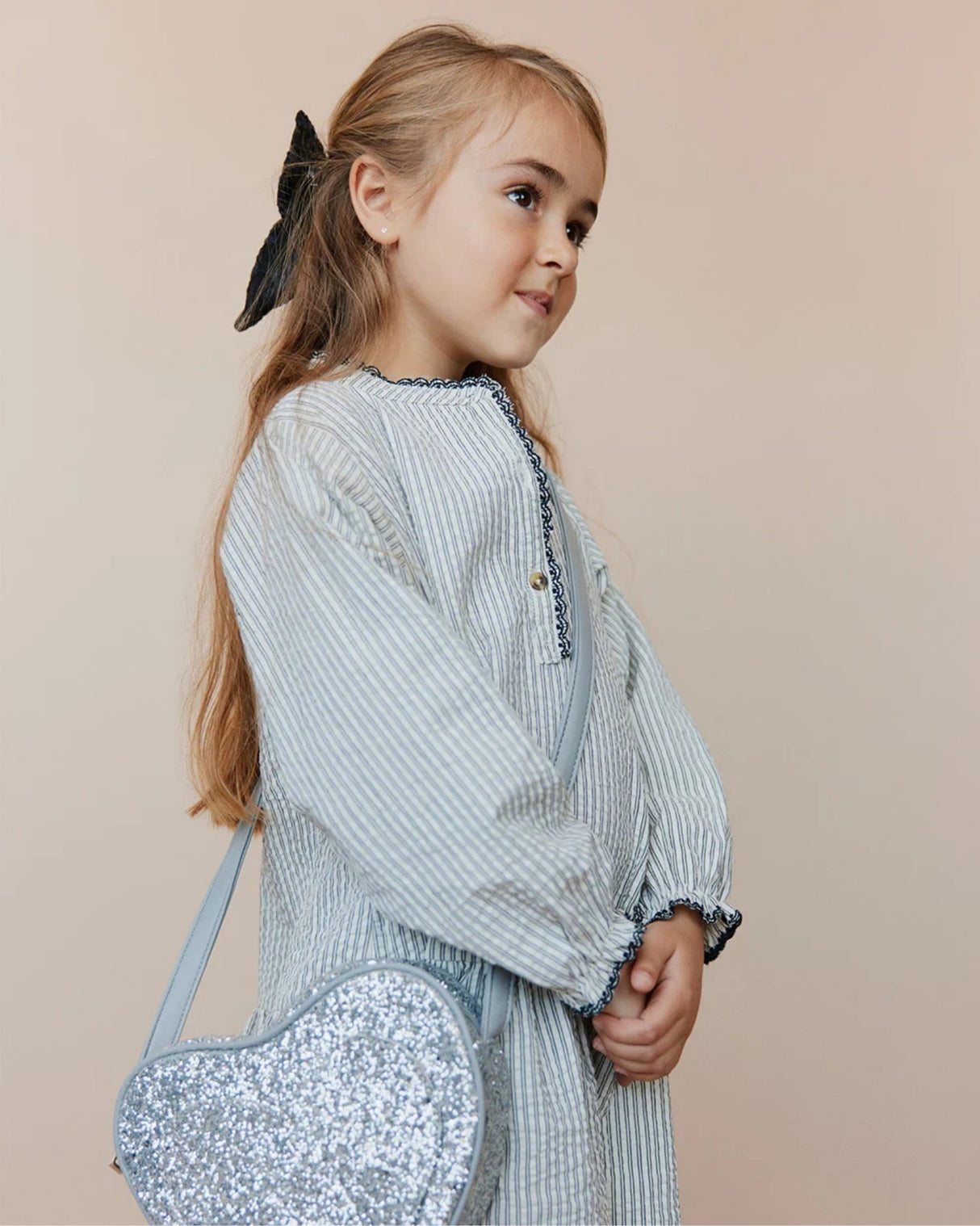 Offwhite - Black thin stipe - Sofie Schnoor - Kjole - stribet - P251422-1021