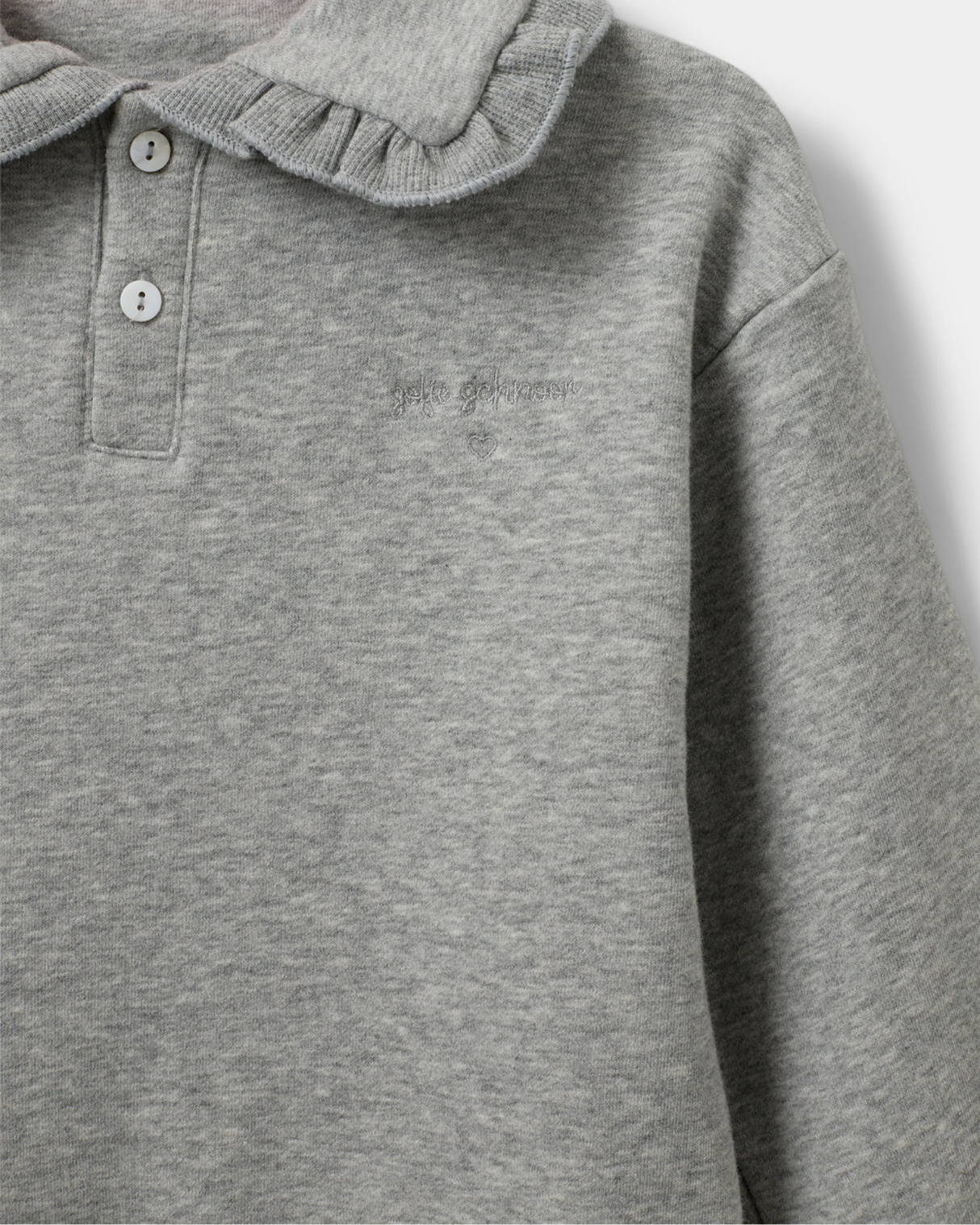 Grå - Grey Melange - Sofie Schnoor - Sweatshirt - P253401-8010