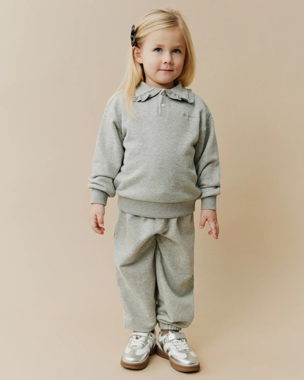 Grå - Grey Melange - Sofie Schnoor - Bukser - P253402-8010