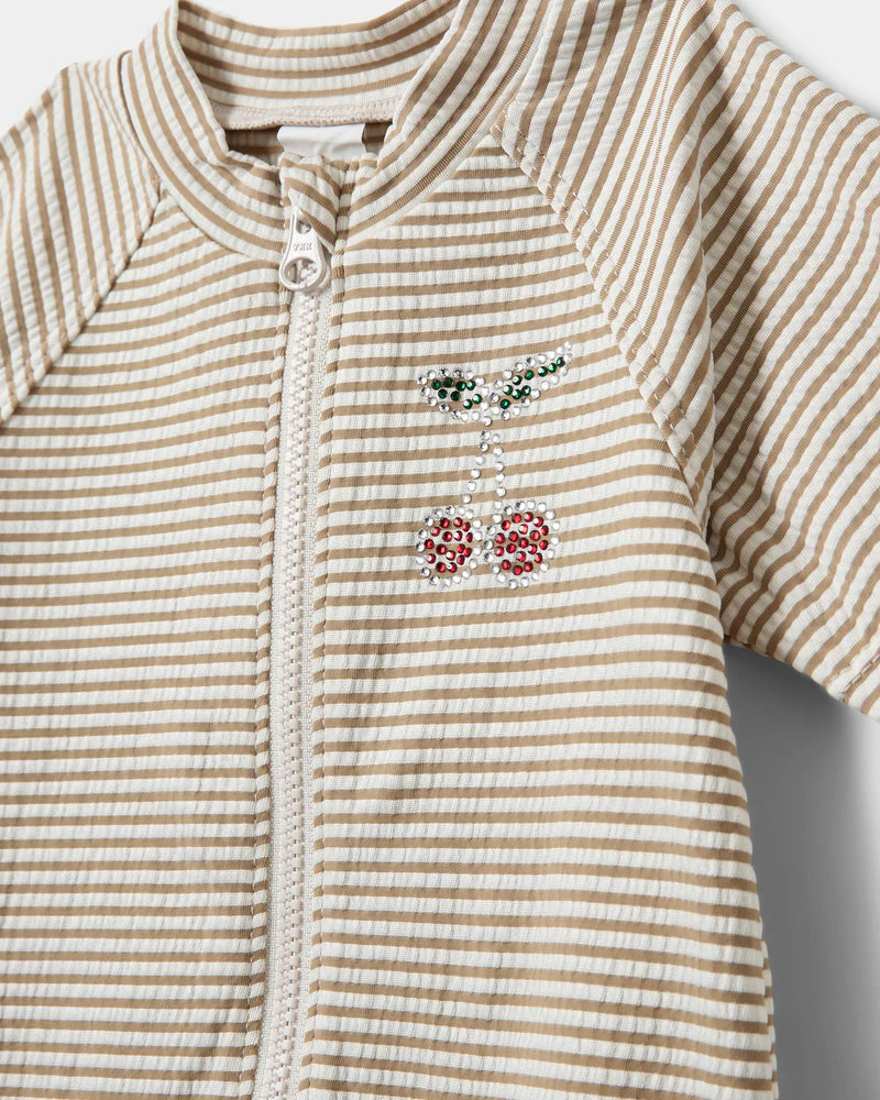 Badetøj fra Sofie Schnoor 7157 Warm Stone Stripe - P261238